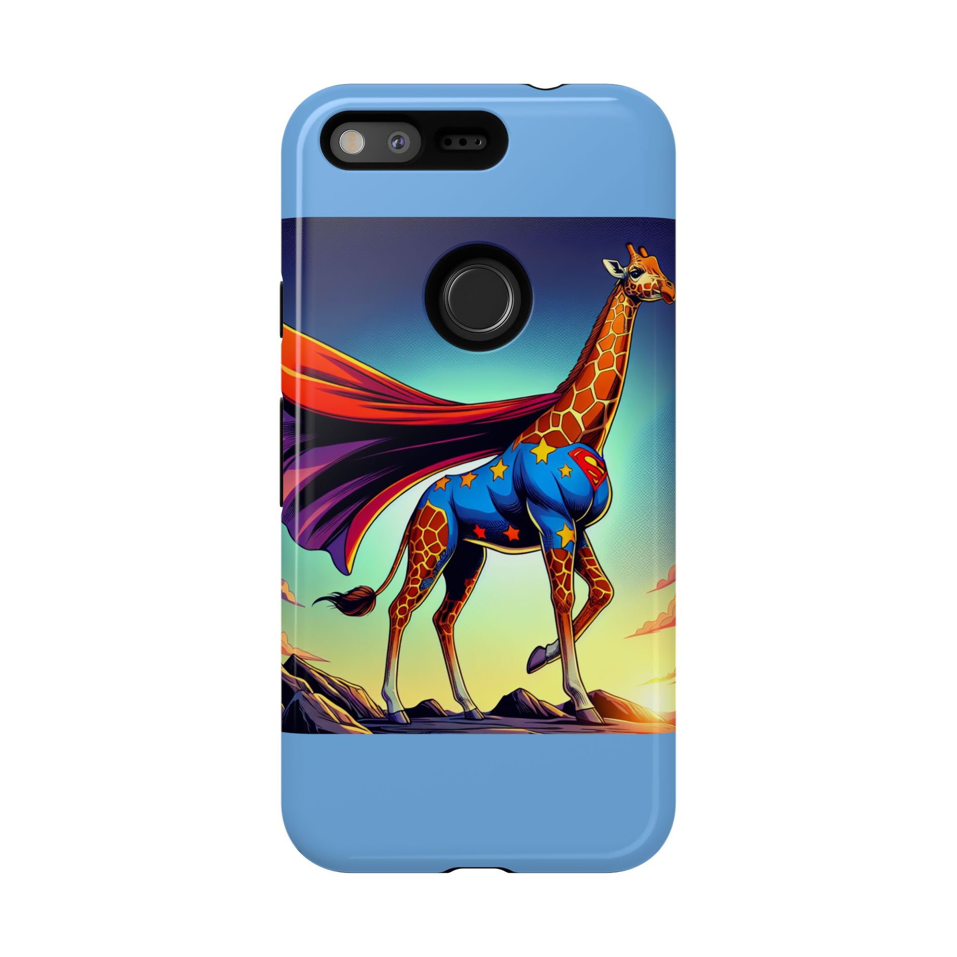 Superhero Giraffe Phone Case | Tough Cases, Unique Gifts, Animal Lover Accessories, Fun Tech Protectors, Cute Phone Covers, Birthday Gift