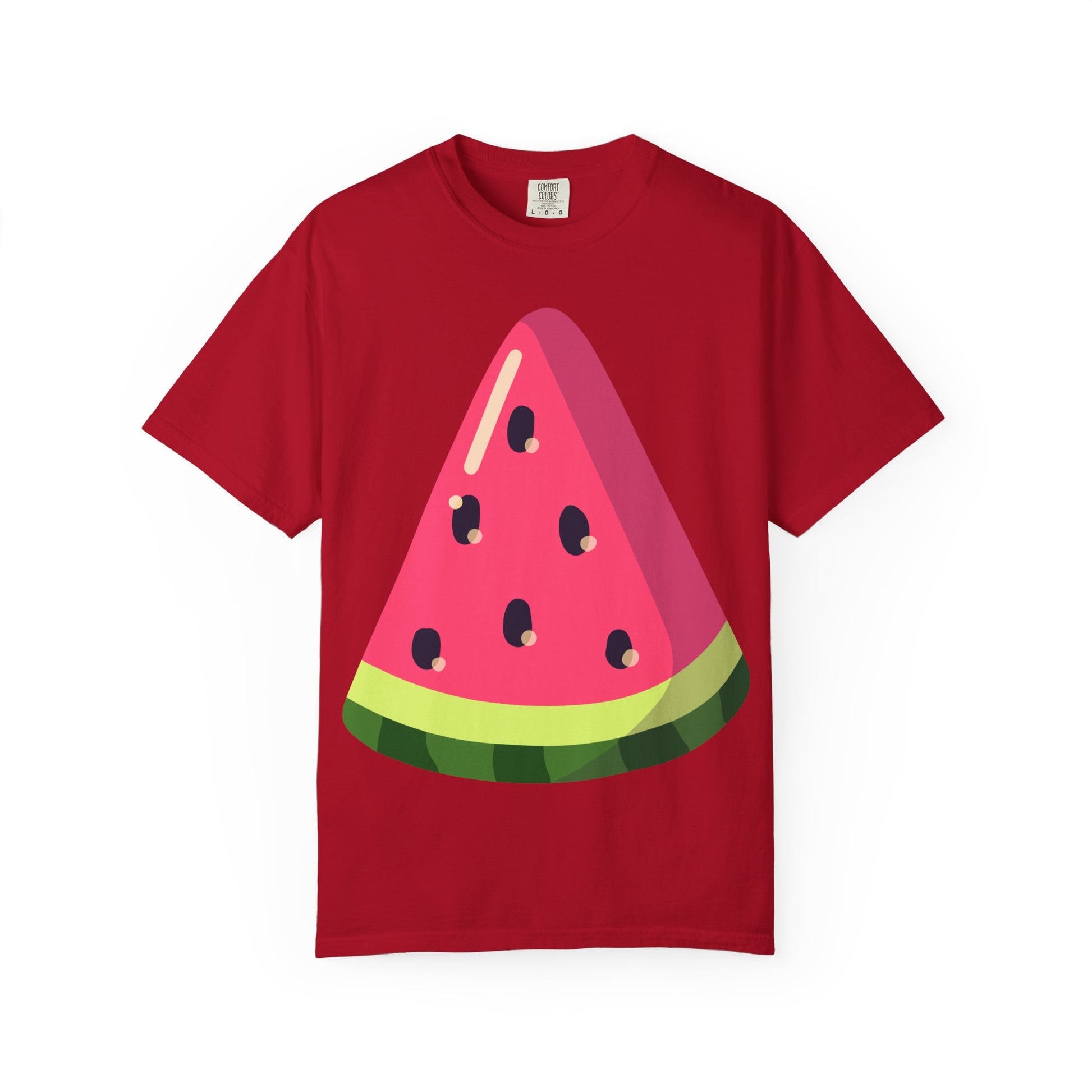 Watermelon Slice Unisex T-shirt, Summer Vibes Tee, Fruit Lover Gift, Cute Graphic Shirt, Casual Wear for Adults & Kids