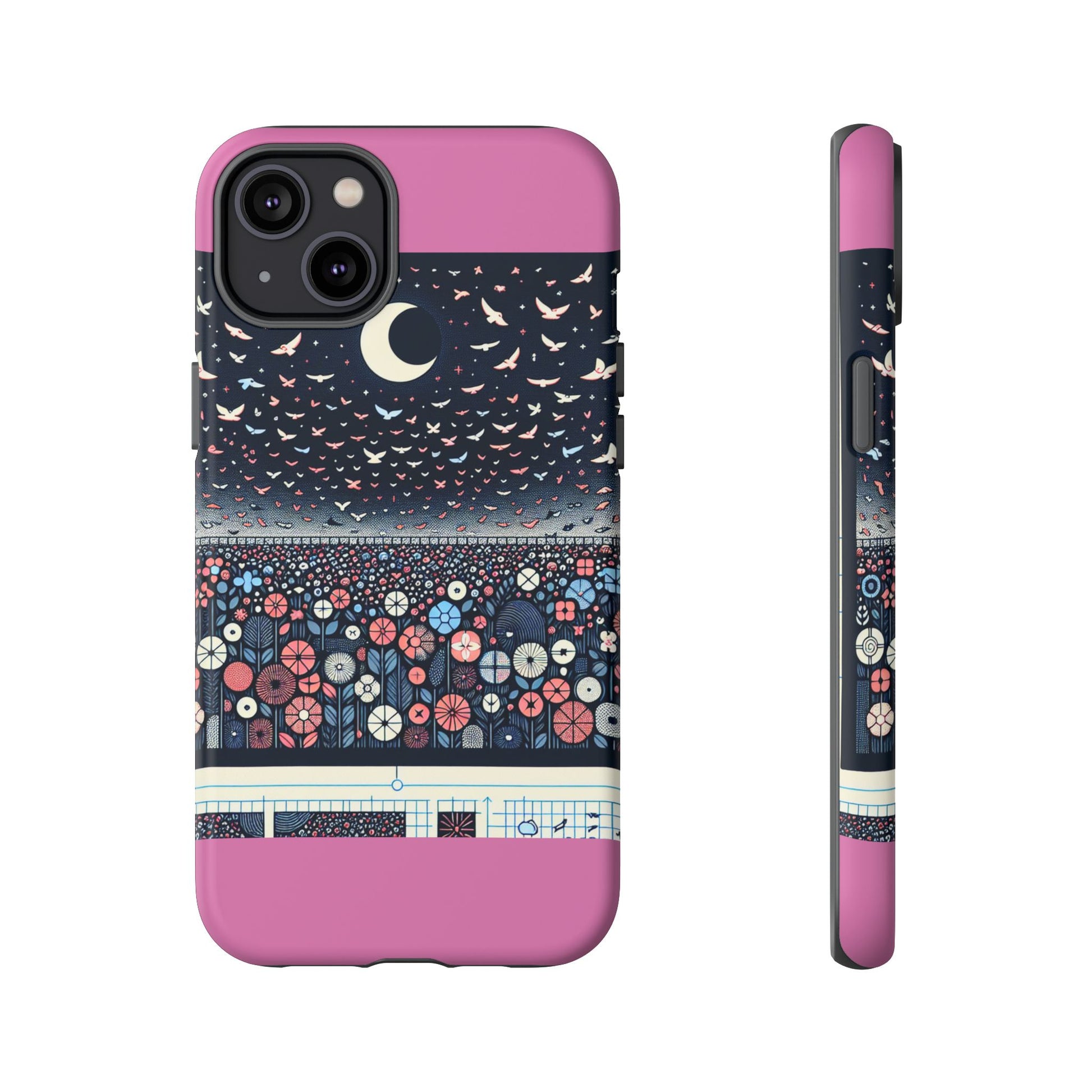 Floral Phone Case, Tough Cases for iPhone, Nature-Inspired Design, Gift for Her, Stylish Protection, Trending Accessory