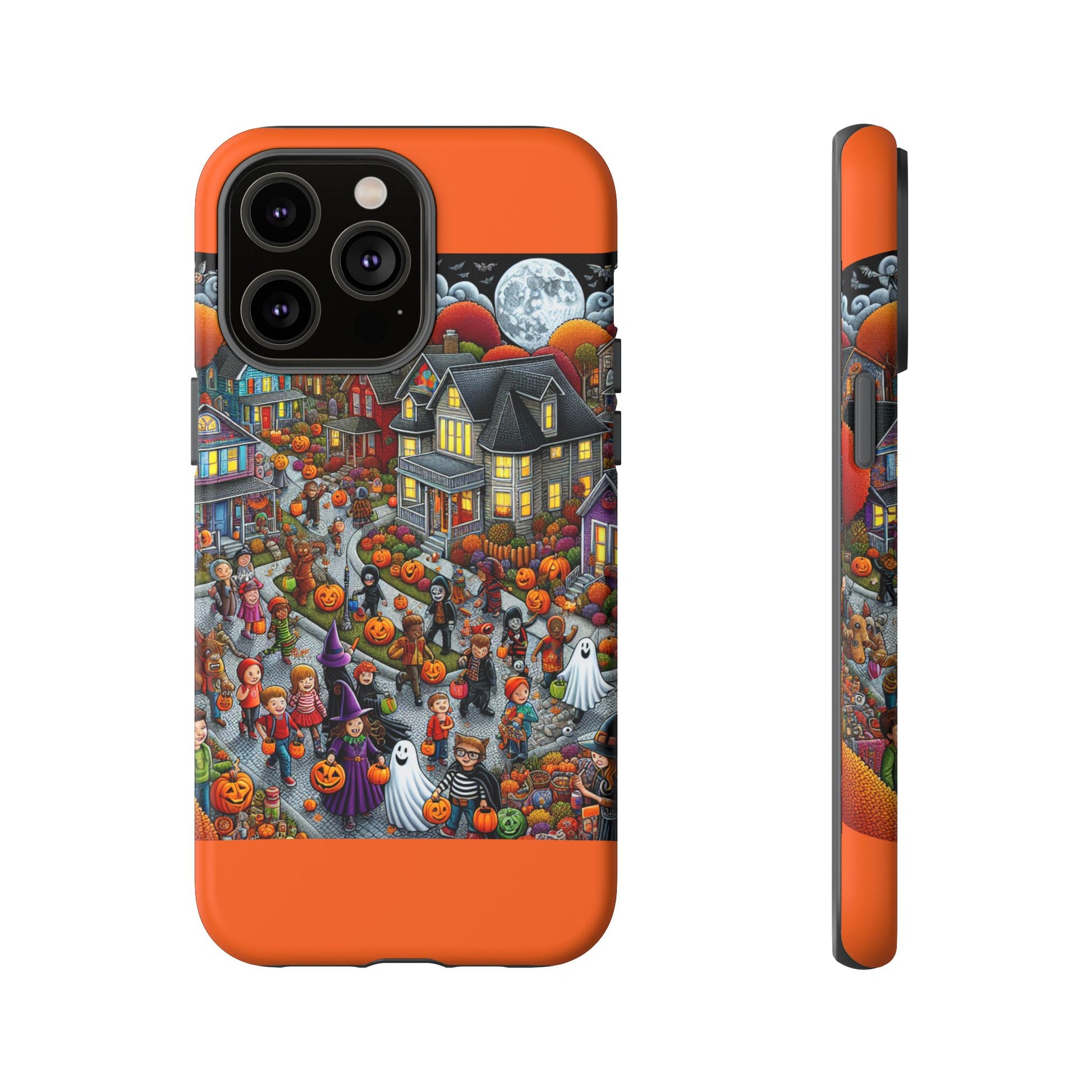 Halloween Phone Case, Tough Cases for Spooky Season, Fall Decor, Trick or Treat, Pumpkin Lovers, Ghost Design