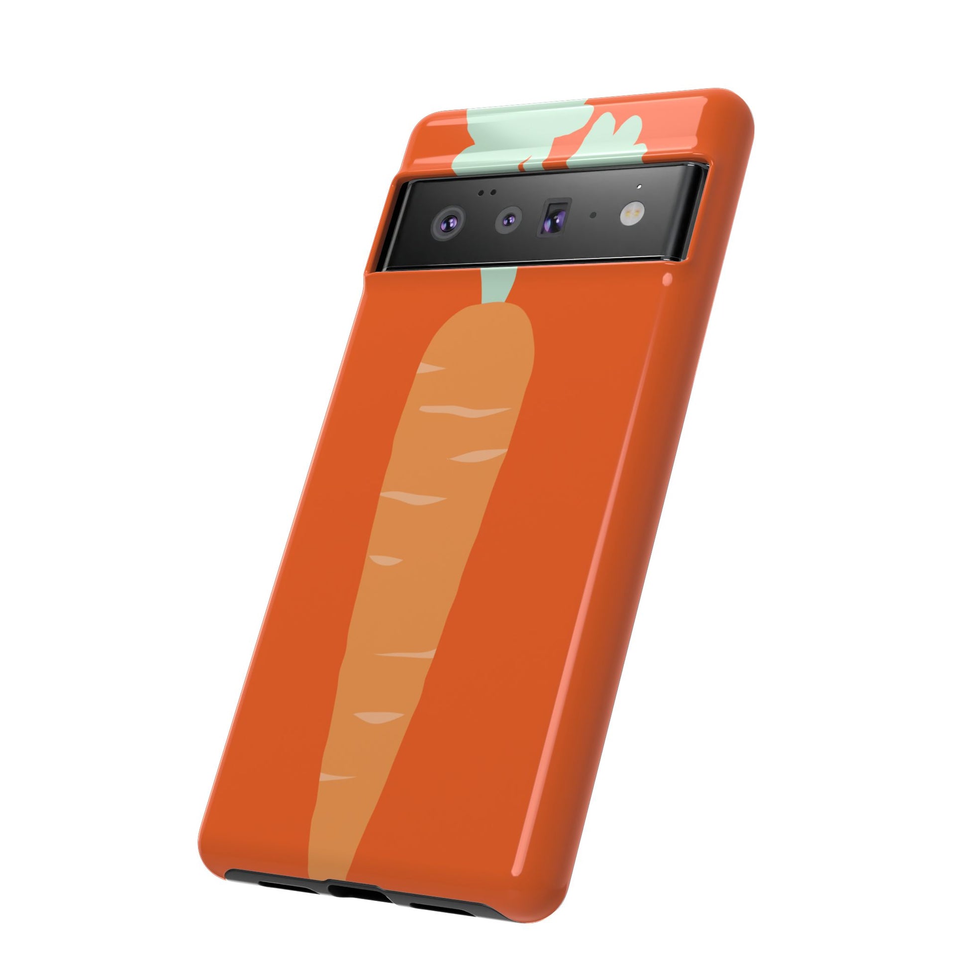 Tough Cases Carrot Phone Case, Cute Smartphone Cover, Fun Gift for Garden Lovers, Fall Decor, Vegan Accessories, Colorful Case