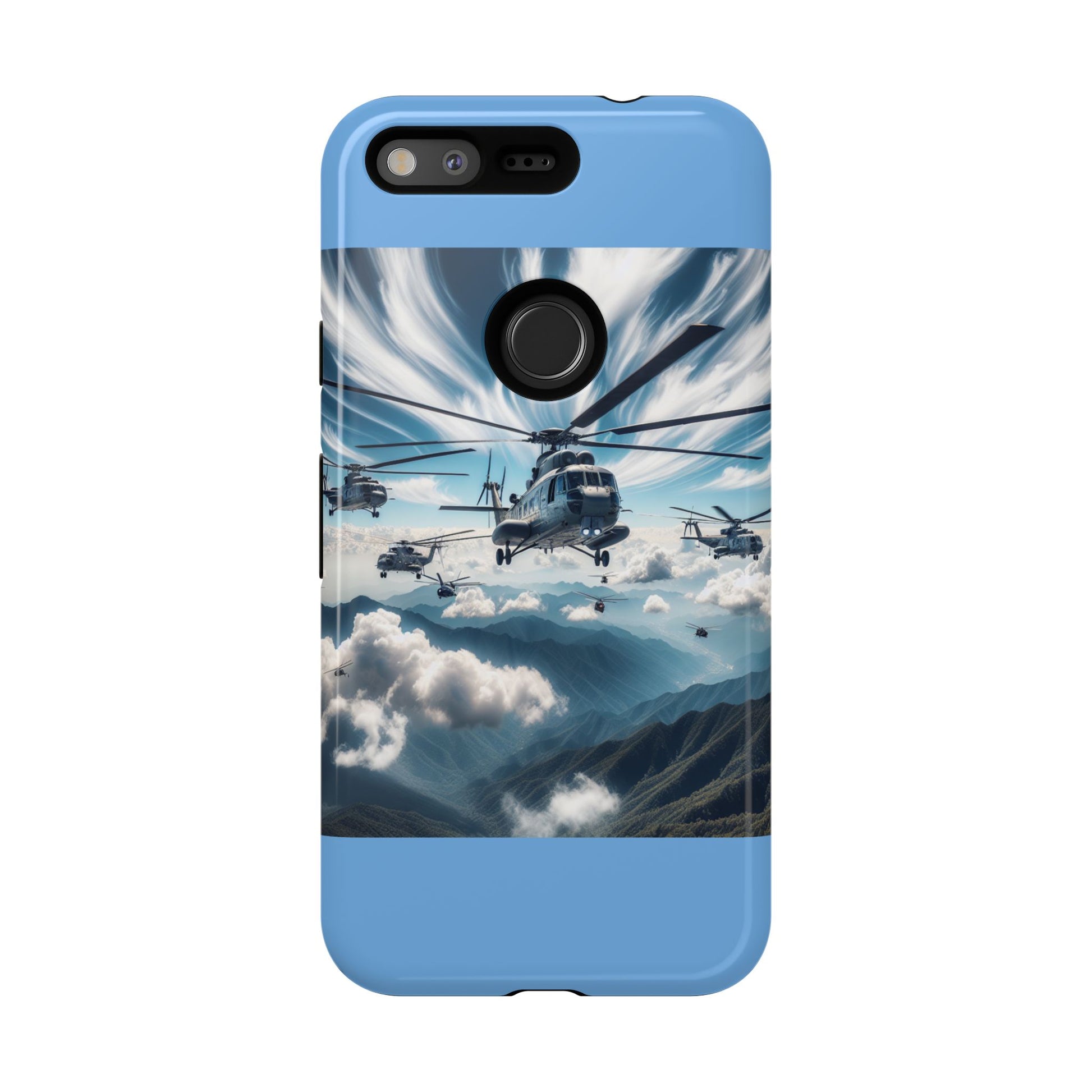 Tough Cases - Helicopter Design Phone Case, Military Style Cover, Unique Gift for Aviation Lovers, Durable Phone Protector, Hobbyist [...]
