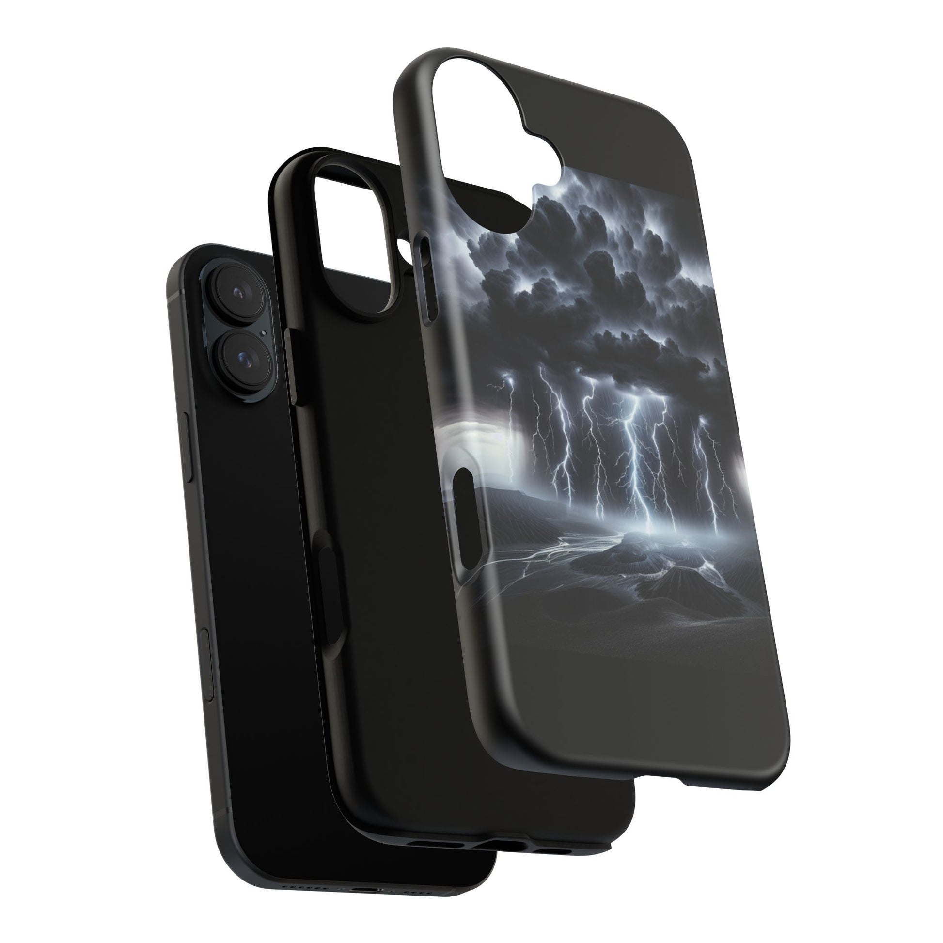 Tough Cases for the Bold: Stormy Thunder Phone Case, Lightning Protection, Durable Cover for Adventurers, Unique Gift for Nature [...]