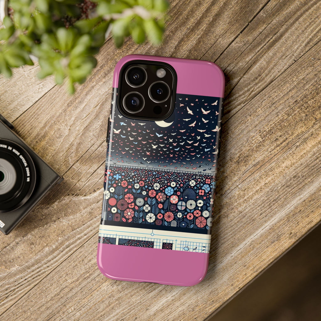 Floral Phone Case, Tough Cases for iPhone, Nature-Inspired Design, Gift for Her, Stylish Protection, Trending Accessory