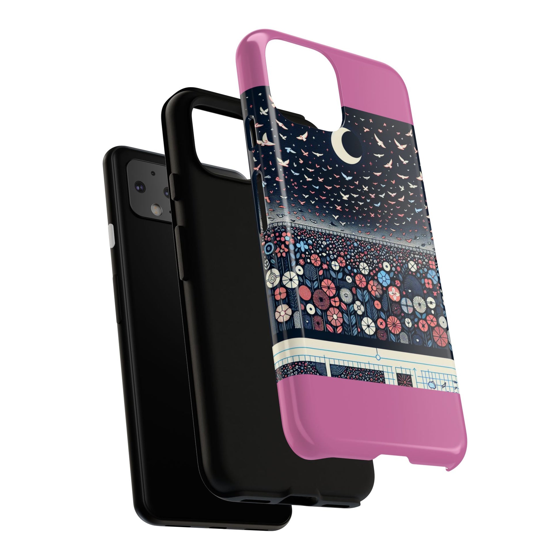 Floral Phone Case, Tough Cases for iPhone, Nature-Inspired Design, Gift for Her, Stylish Protection, Trending Accessory