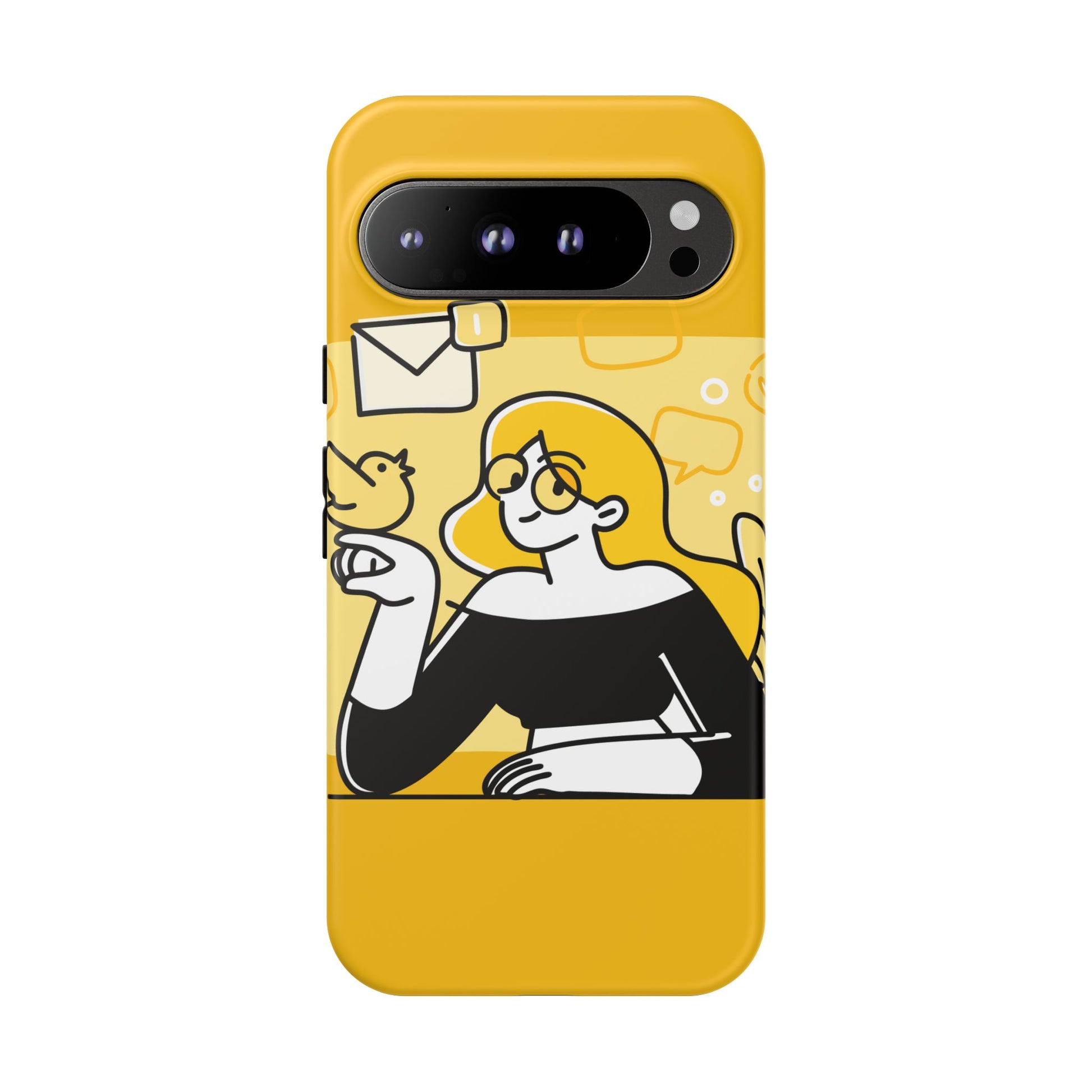 Chic Phone Case with Playful Design, Smartphone Cover, Unique Gift, Trendy Accessory, Eco-Friendly Case