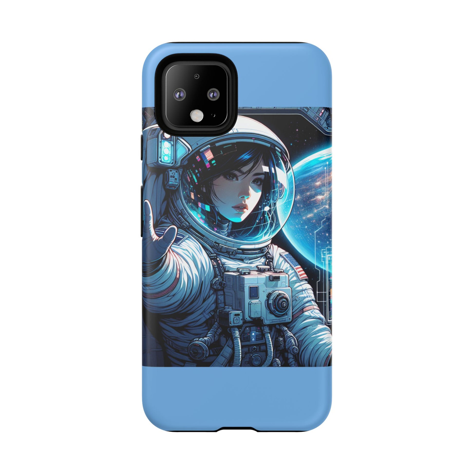 Astronaut Phone Case, Space-Themed Tough Case, Unique Gift for Science Lovers, Trendy Protection for Smartphones, Cool Tech Accessories