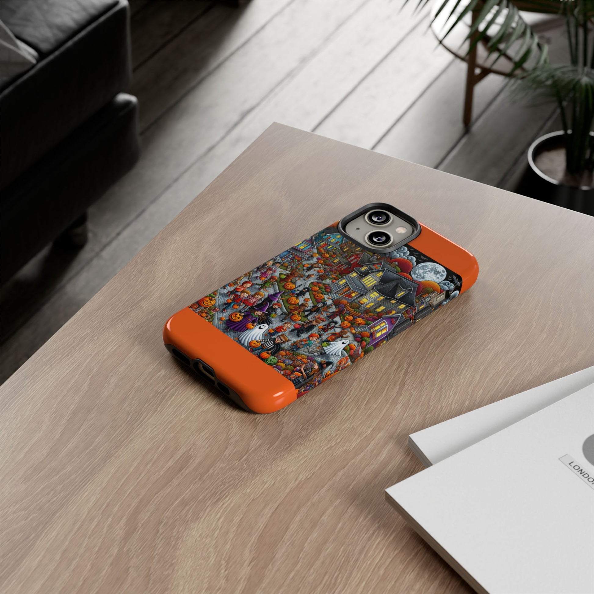 Halloween Phone Case, Tough Cases for Spooky Season, Fall Decor, Trick or Treat, Pumpkin Lovers, Ghost Design