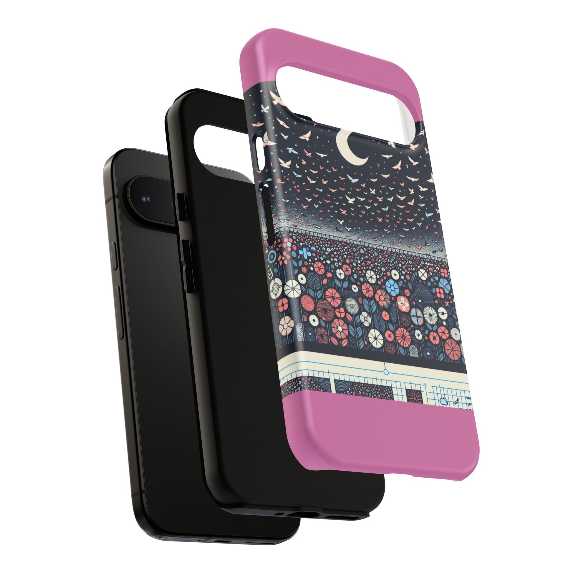 Floral Phone Case, Tough Cases for iPhone, Nature-Inspired Design, Gift for Her, Stylish Protection, Trending Accessory