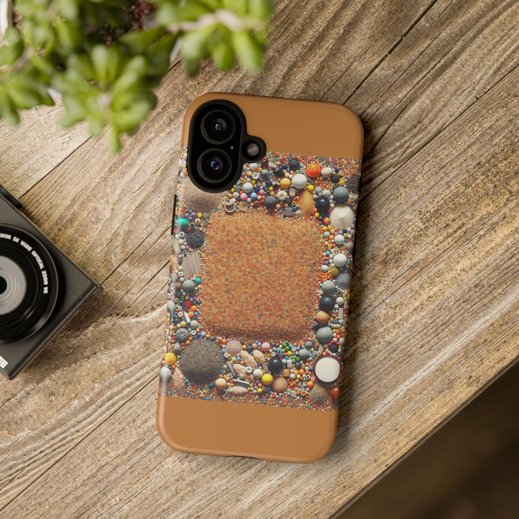 Colorful Phone Case with Unique Texture, Tough Case, Phone Accessory, Trendy Design, Gift for Tech Lovers, Durable Protection