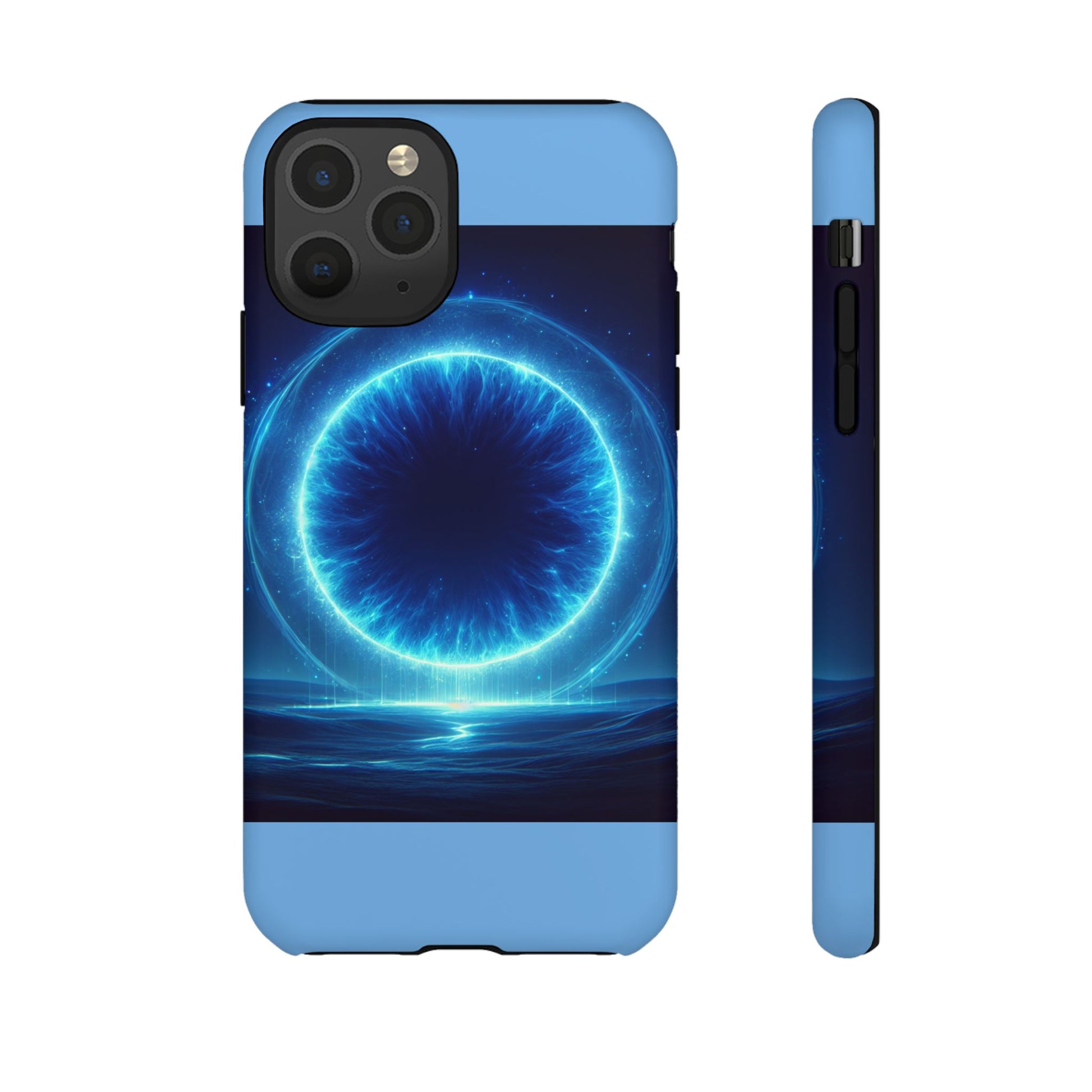 Blue Galaxy Phone Case, Tough Phone Cover, Cosmic Protection Case, Space Design, Gift for Space Lovers
