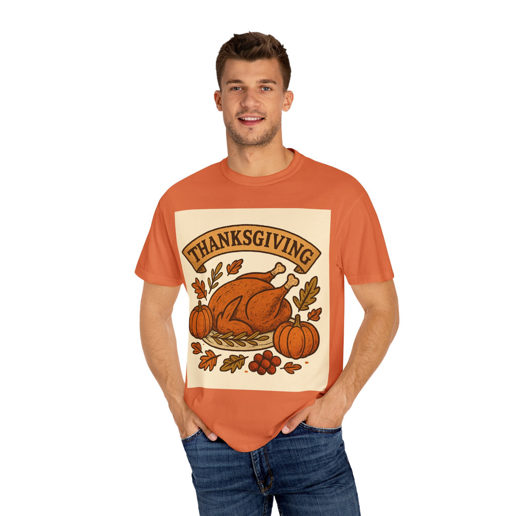 Thanksgiving Turkey Tee — Vintage Fall Harvest Graphic T-Shirt