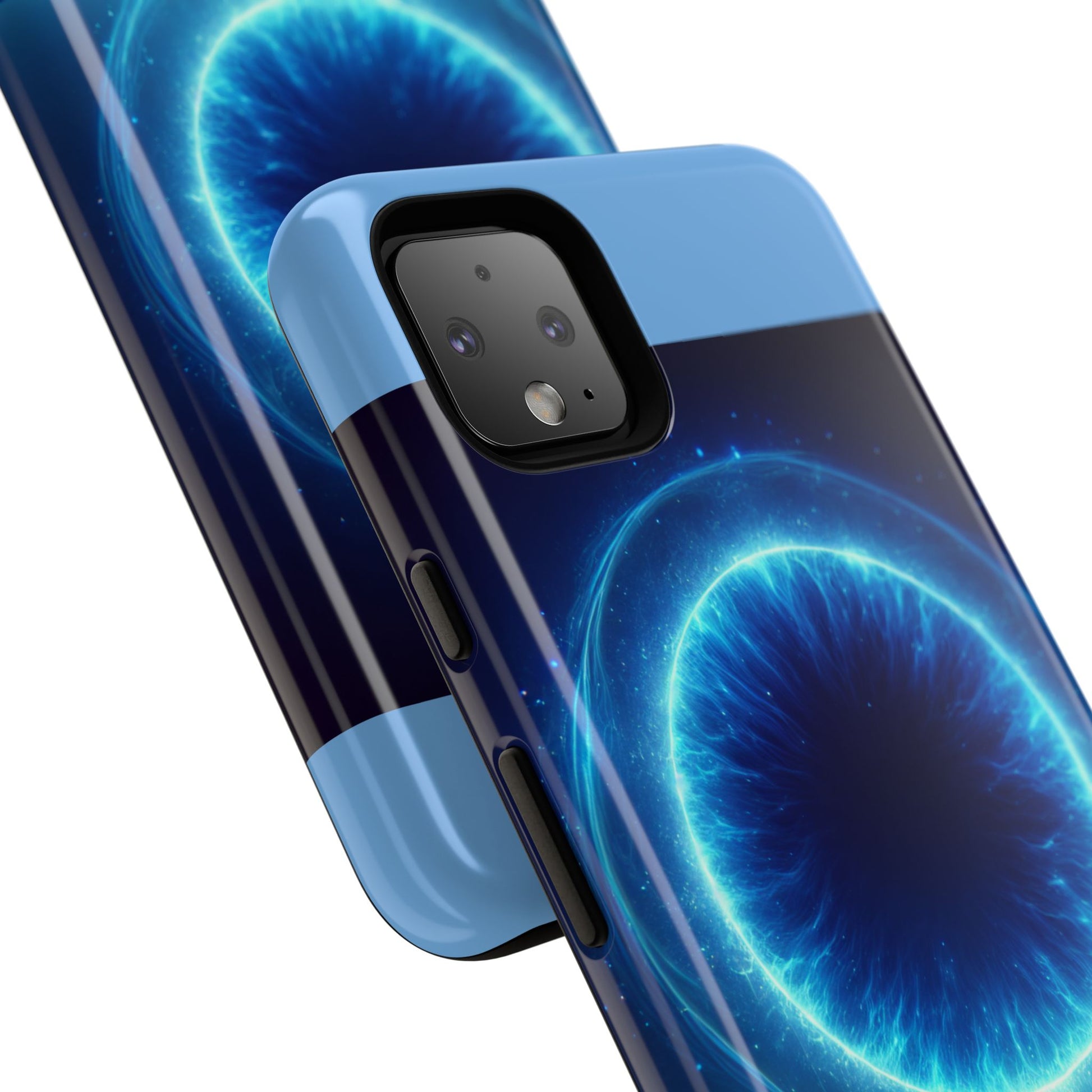 Blue Galaxy Phone Case, Tough Phone Cover, Cosmic Protection Case, Space Design, Gift for Space Lovers