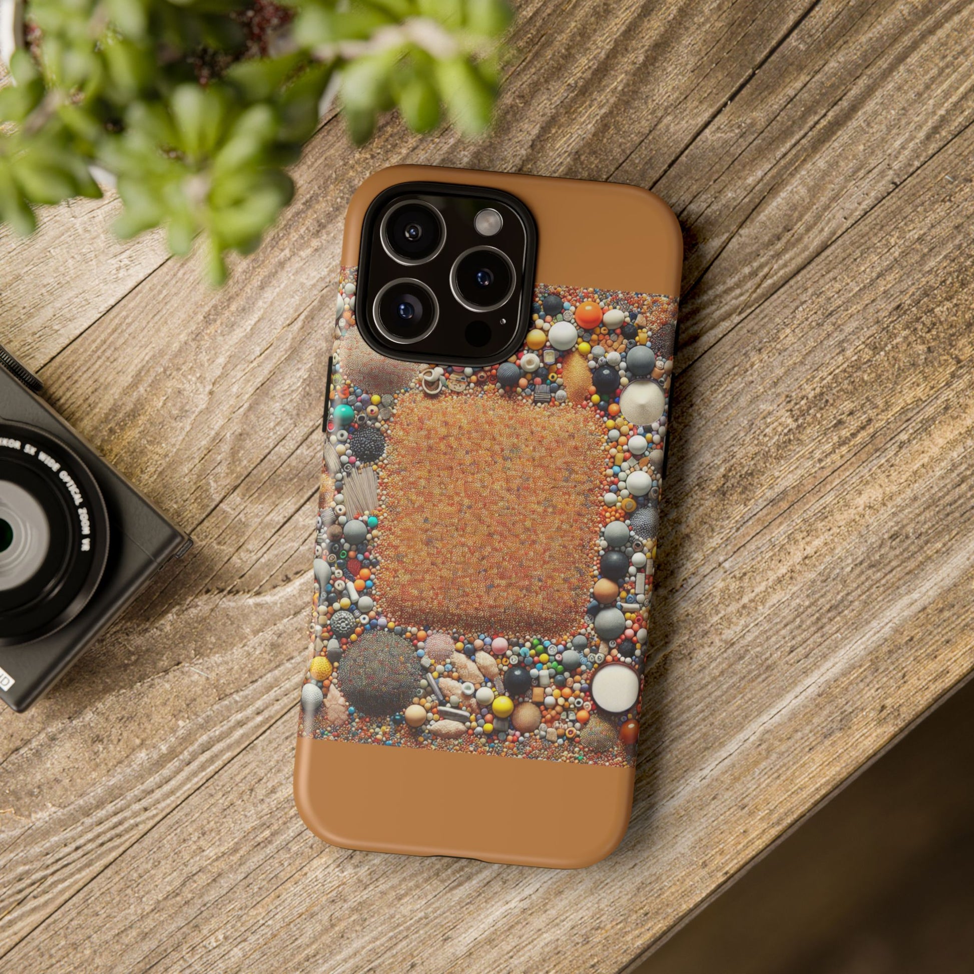 Colorful Phone Case with Unique Texture, Tough Case, Phone Accessory, Trendy Design, Gift for Tech Lovers, Durable Protection