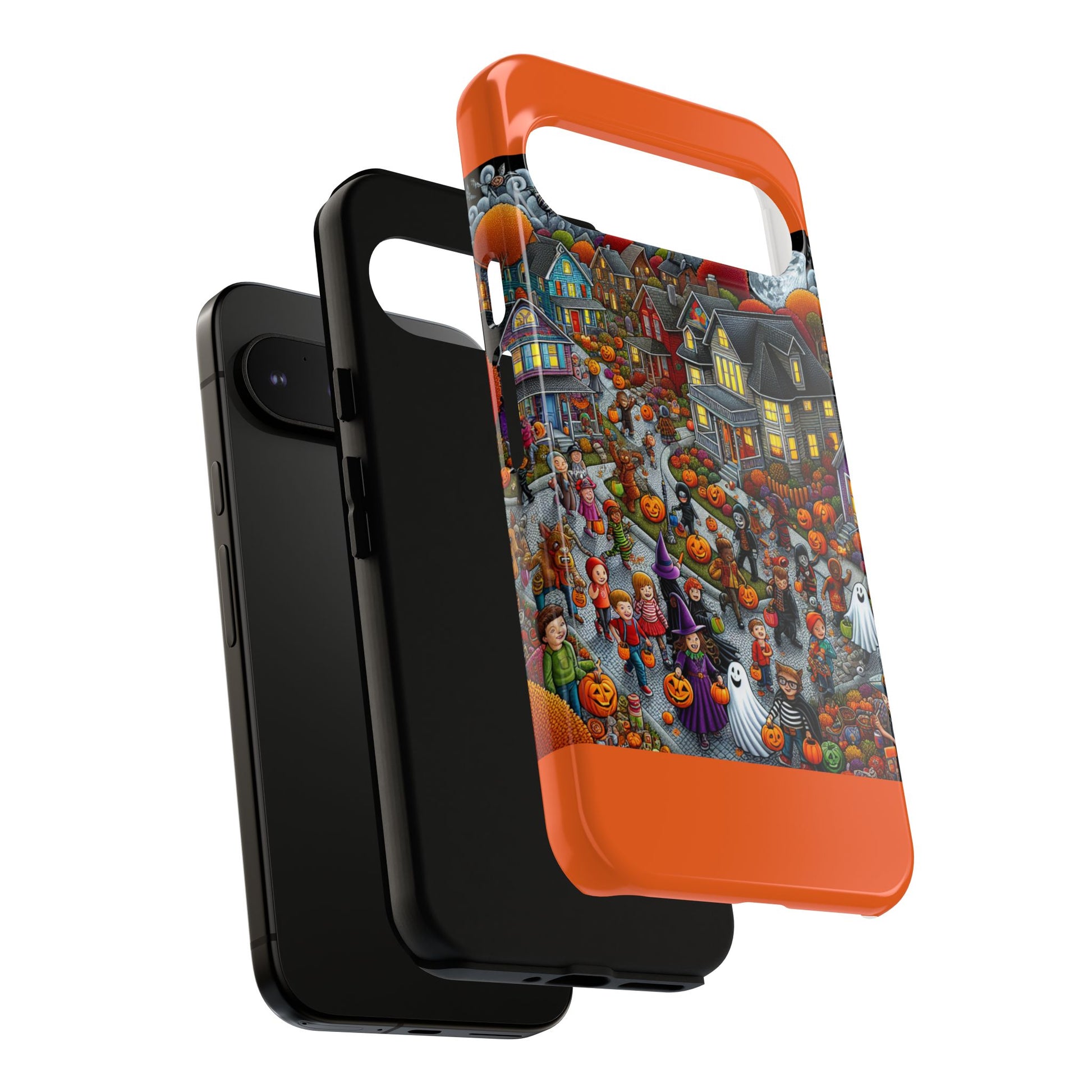 Halloween Phone Case, Tough Cases for Spooky Season, Fall Decor, Trick or Treat, Pumpkin Lovers, Ghost Design