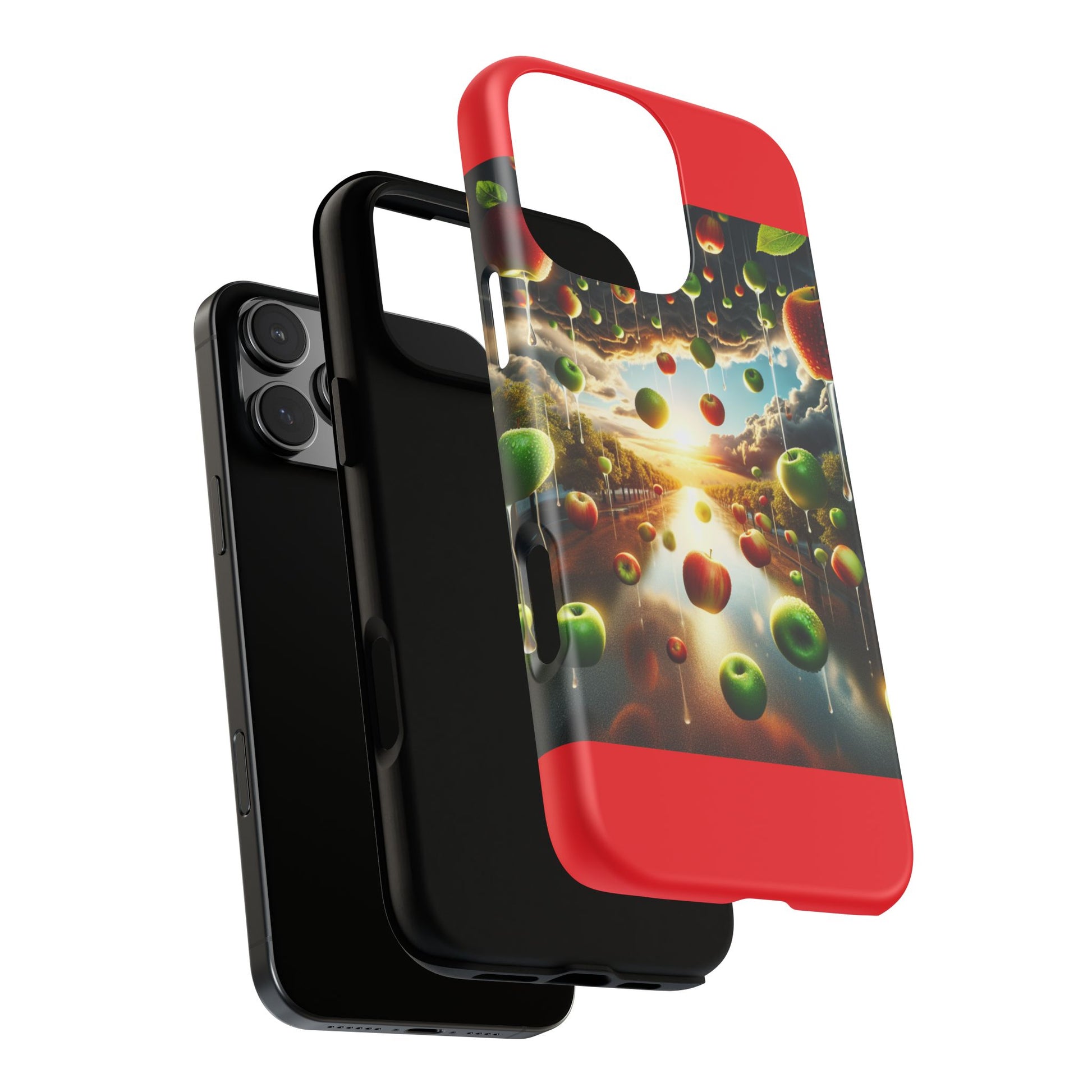Vibrant Phone Case with Artistic Apple Design, Unique Gift for Art Lovers, Trendy Accessory for Any Occasion, Stylish Smartphone Cover