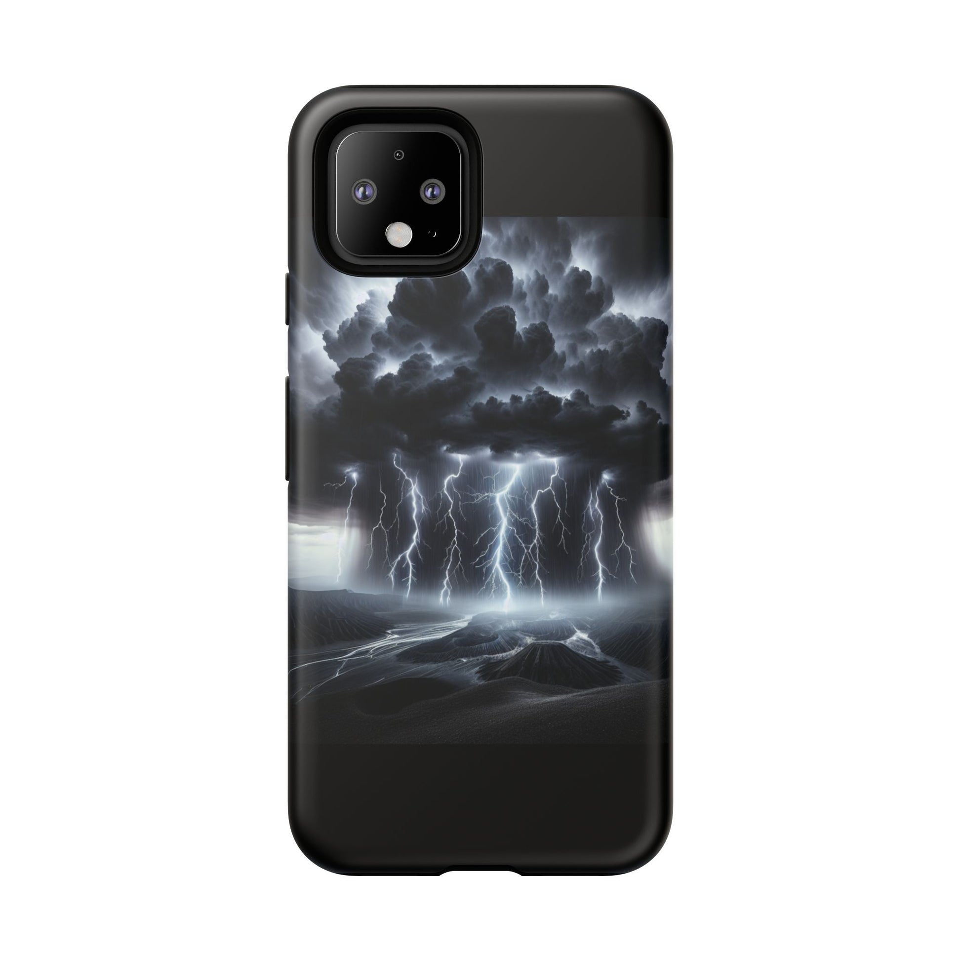 Tough Cases for the Bold: Stormy Thunder Phone Case, Lightning Protection, Durable Cover for Adventurers, Unique Gift for Nature [...]