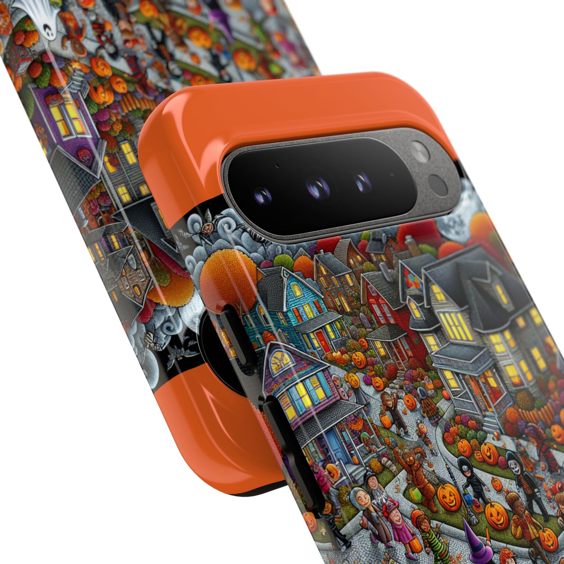 Halloween Phone Case, Tough Cases for Spooky Season, Fall Decor, Trick or Treat, Pumpkin Lovers, Ghost Design