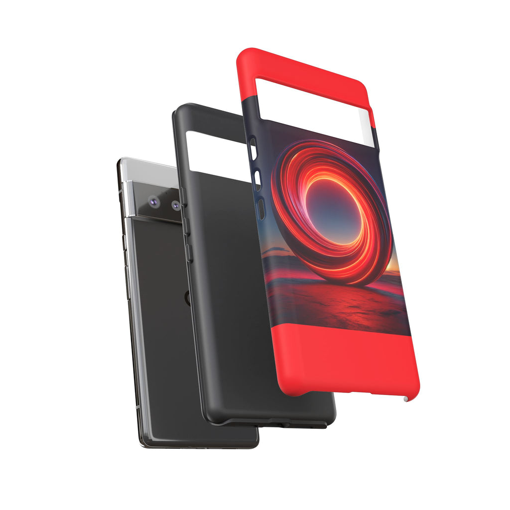 Vibrant Phone Case with Abstract Design, Tough Cases for Tech Lovers, Sleek Protection, Gift for Friends, Customizable Mobile Accessory