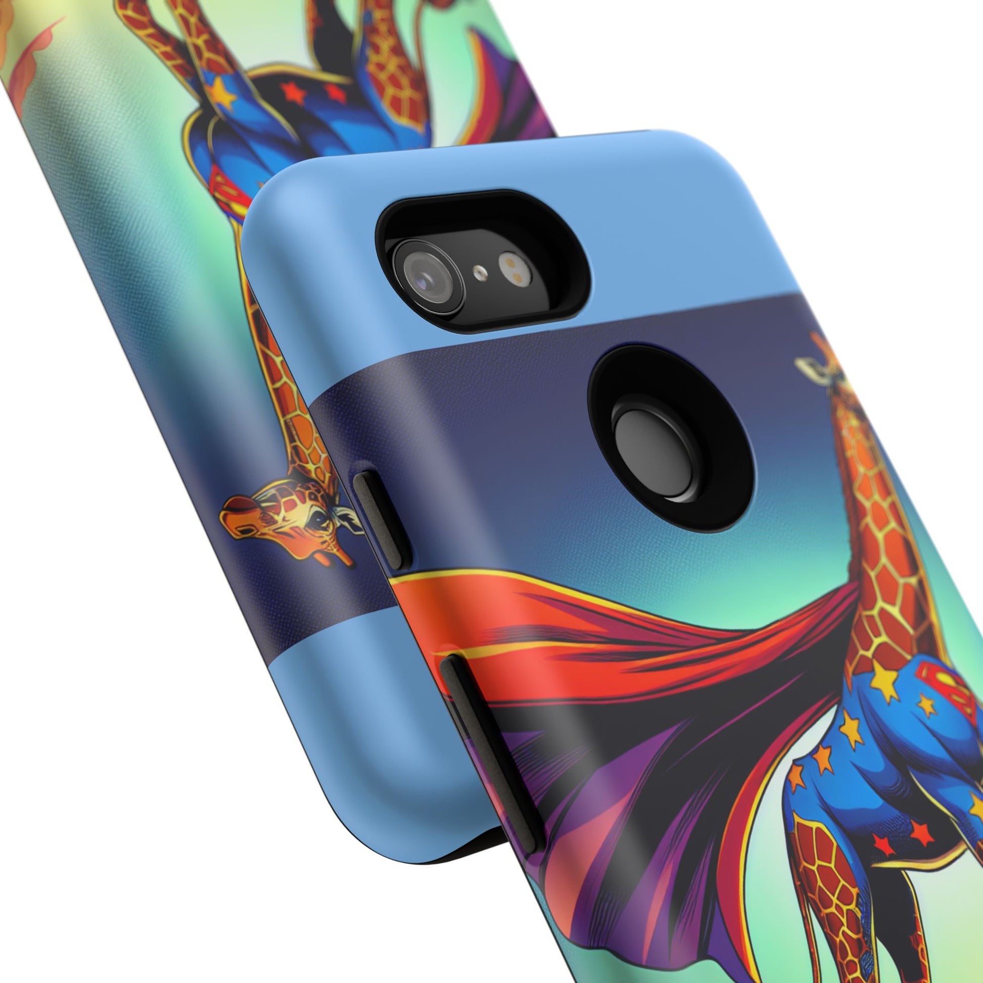 Superhero Giraffe Phone Case | Tough Cases, Unique Gifts, Animal Lover Accessories, Fun Tech Protectors, Cute Phone Covers, Birthday Gift