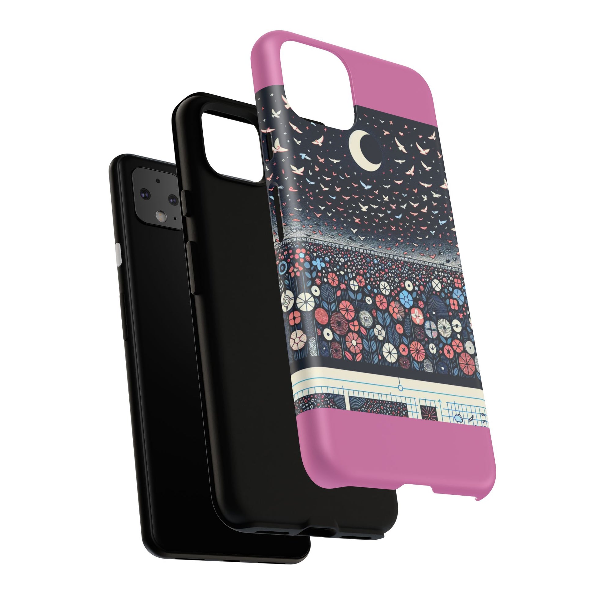 Floral Phone Case, Tough Cases for iPhone, Nature-Inspired Design, Gift for Her, Stylish Protection, Trending Accessory