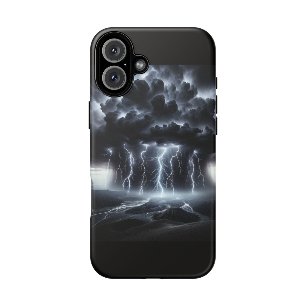 Tough Cases for the Bold: Stormy Thunder Phone Case, Lightning Protection, Durable Cover for Adventurers, Unique Gift for Nature [...]