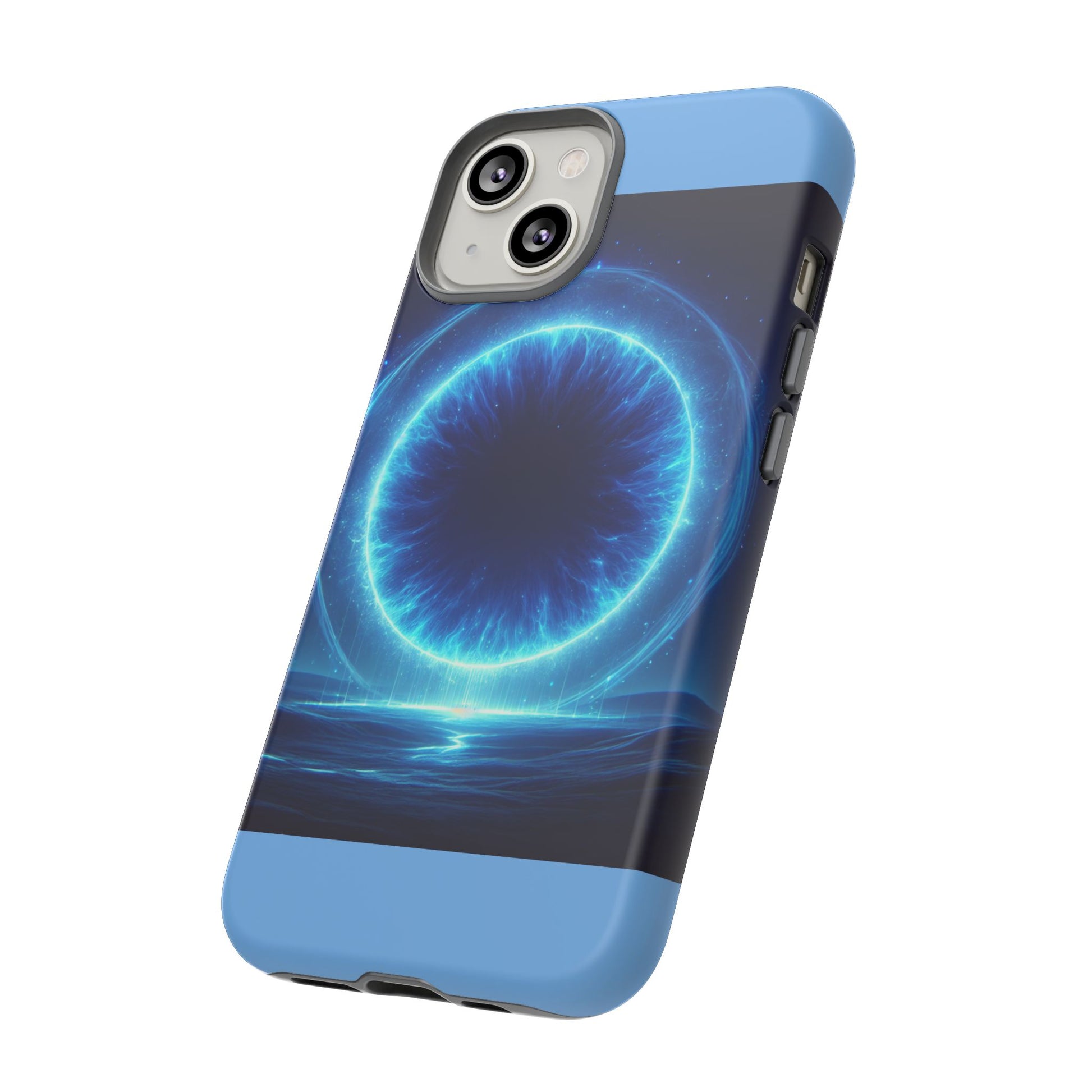 Blue Galaxy Phone Case, Tough Phone Cover, Cosmic Protection Case, Space Design, Gift for Space Lovers