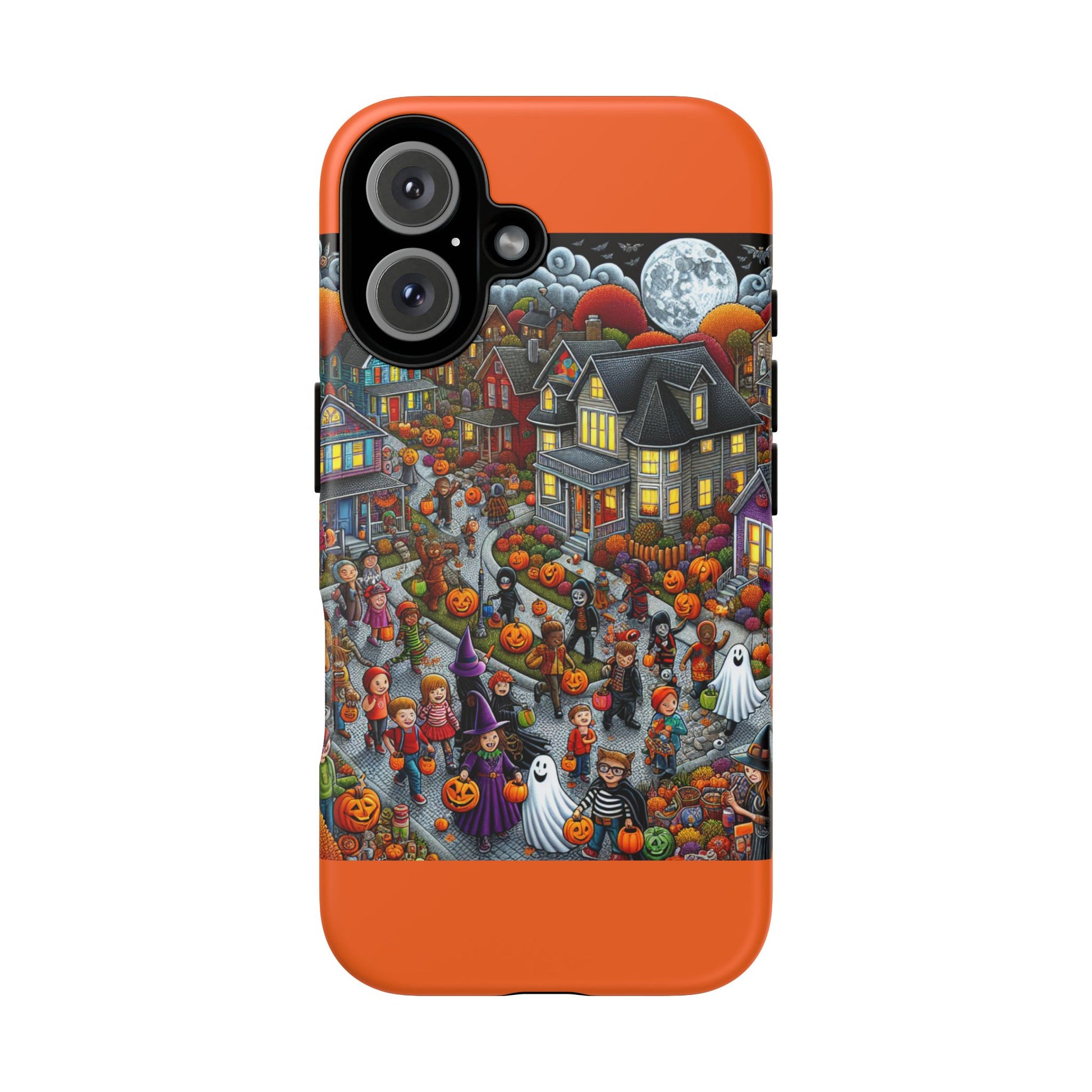 Halloween Phone Case, Tough Cases for Spooky Season, Fall Decor, Trick or Treat, Pumpkin Lovers, Ghost Design