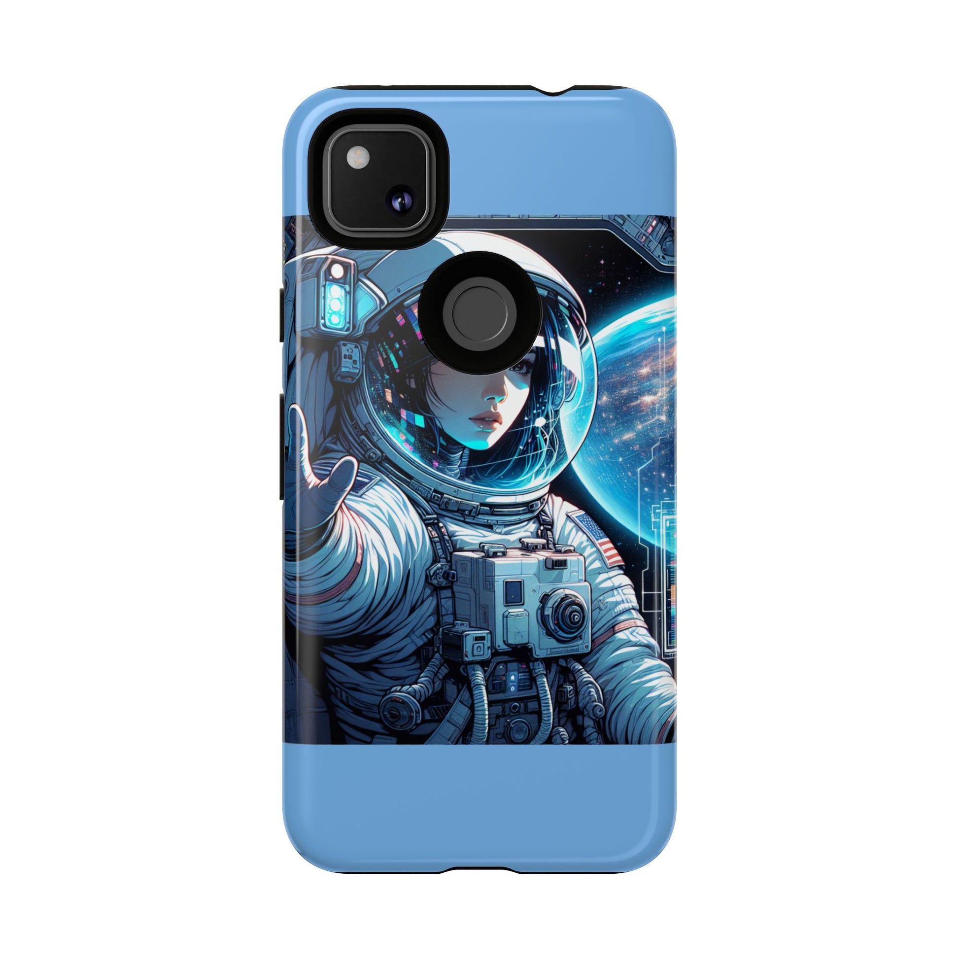 Astronaut Phone Case, Space-Themed Tough Case, Unique Gift for Science Lovers, Trendy Protection for Smartphones, Cool Tech Accessories