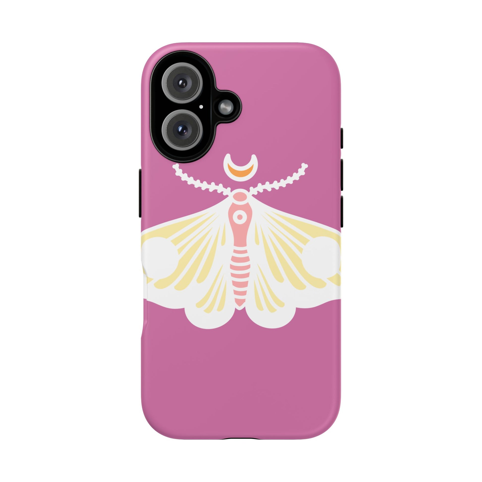 Colorful Moth Phone Case | Tough Cases for iPhone, Unique Gift, Nature Lovers, Boho Style, Trendy Accessories