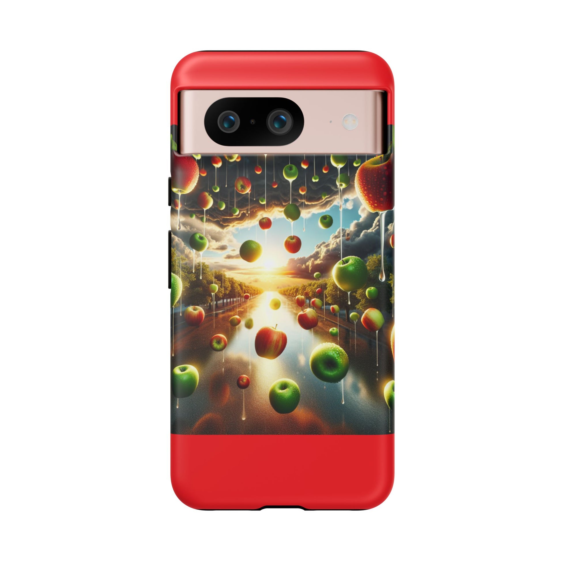 Vibrant Phone Case with Artistic Apple Design, Unique Gift for Art Lovers, Trendy Accessory for Any Occasion, Stylish Smartphone Cover