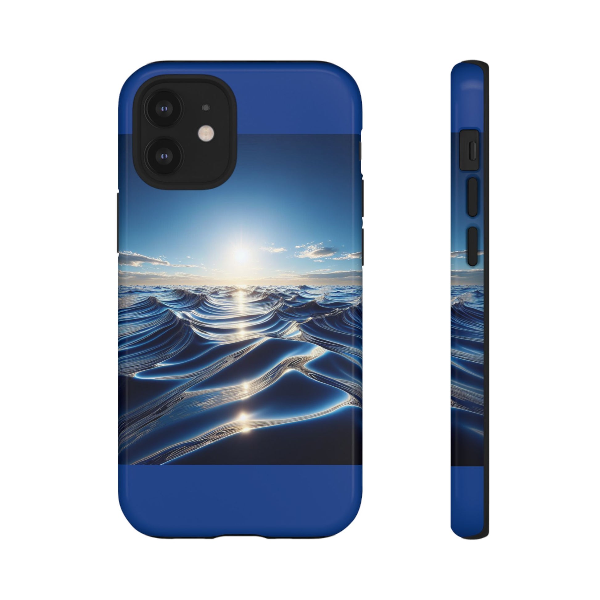 Ocean Wave Phone Case, Tough Phone Cover, Stylish Cell Case, Gift for Beach Lovers, Customizable Phone Accessory
