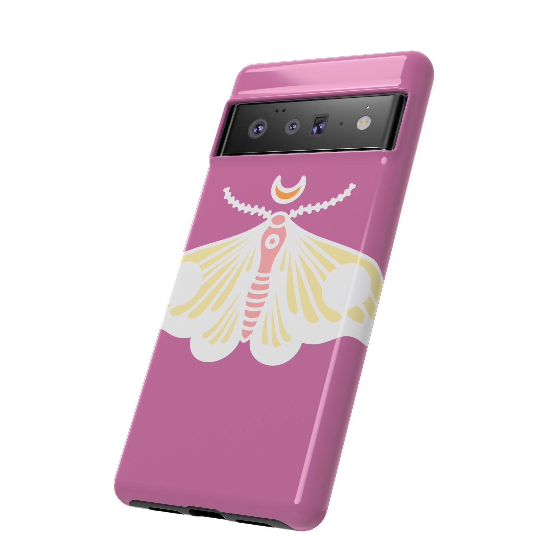 Colorful Moth Phone Case | Tough Cases for iPhone, Unique Gift, Nature Lovers, Boho Style, Trendy Accessories