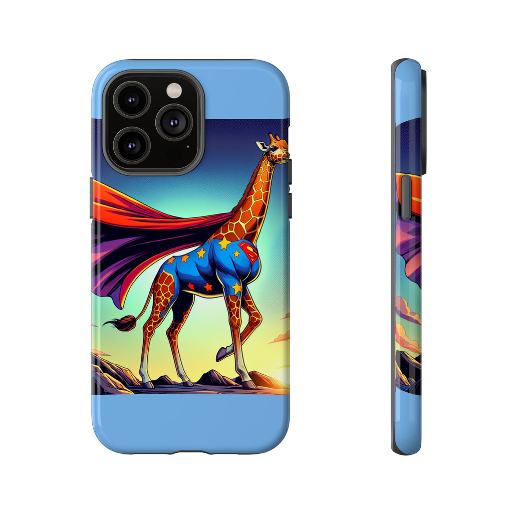 Superhero Giraffe Phone Case | Tough Cases, Unique Gifts, Animal Lover Accessories, Fun Tech Protectors, Cute Phone Covers, Birthday Gift