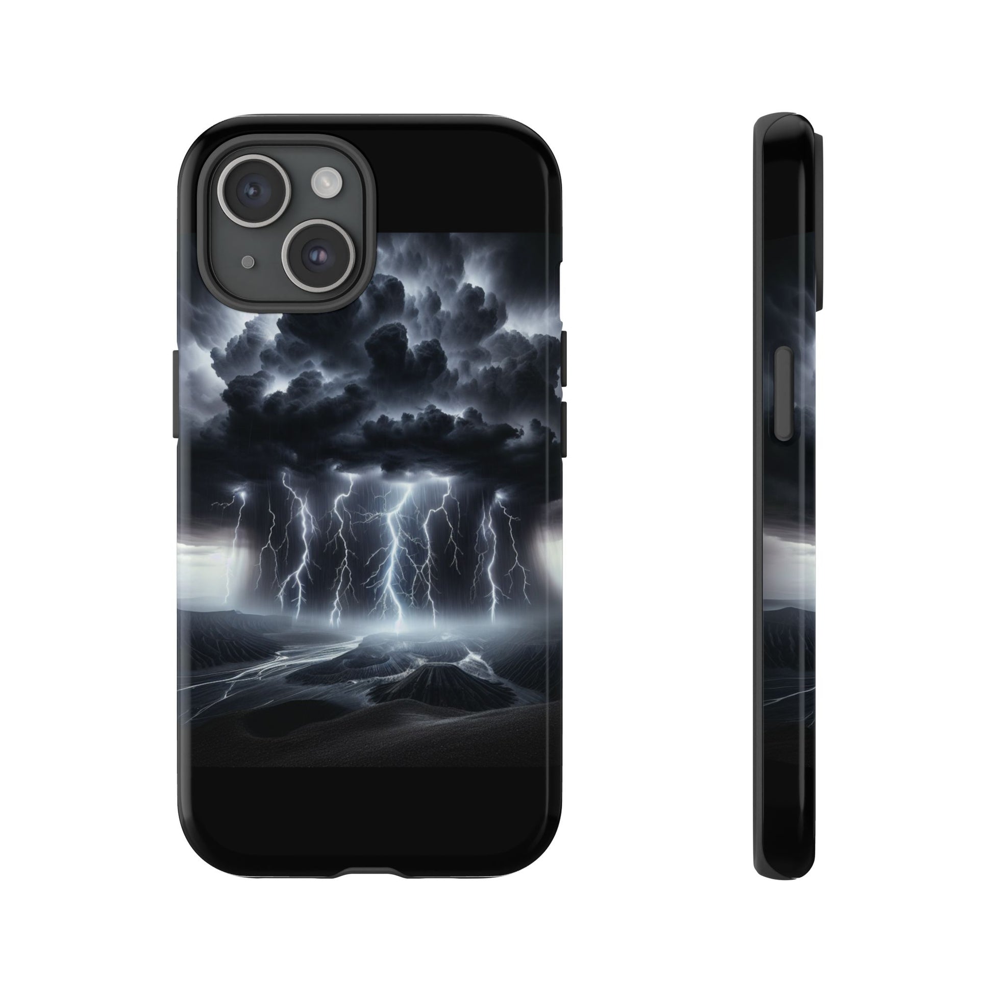 Tough Cases for the Bold: Stormy Thunder Phone Case, Lightning Protection, Durable Cover for Adventurers, Unique Gift for Nature [...]