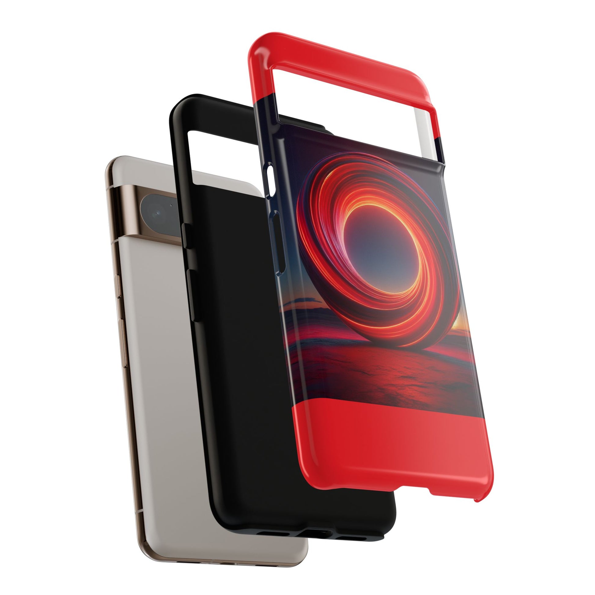 Vibrant Phone Case with Abstract Design, Tough Cases for Tech Lovers, Sleek Protection, Gift for Friends, Customizable Mobile Accessory