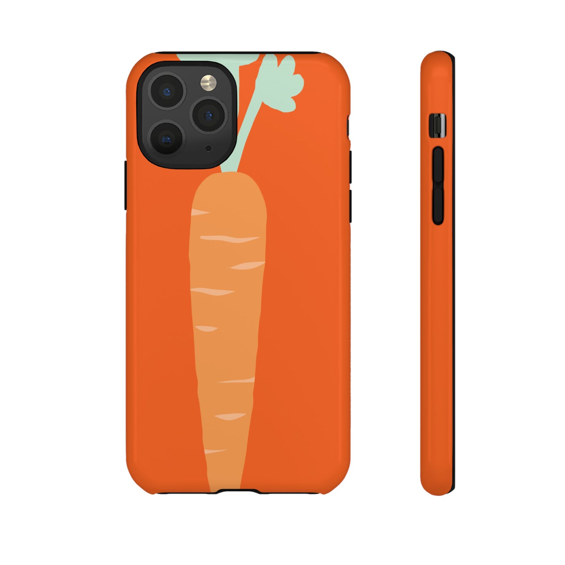 Tough Cases Carrot Phone Case, Cute Smartphone Cover, Fun Gift for Garden Lovers, Fall Decor, Vegan Accessories, Colorful Case