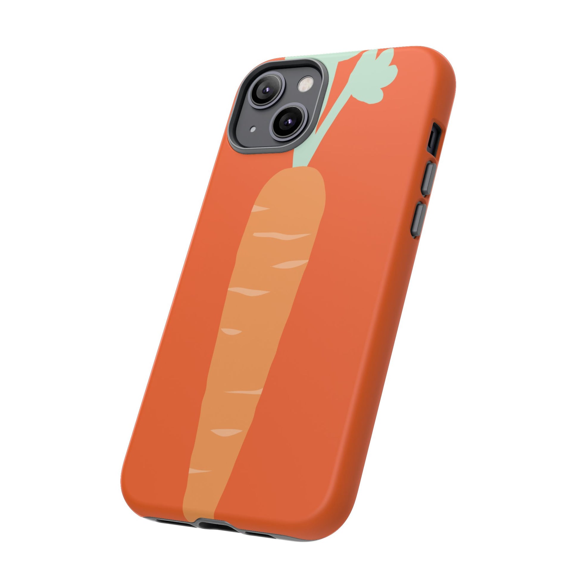 Tough Cases Carrot Phone Case, Cute Smartphone Cover, Fun Gift for Garden Lovers, Fall Decor, Vegan Accessories, Colorful Case