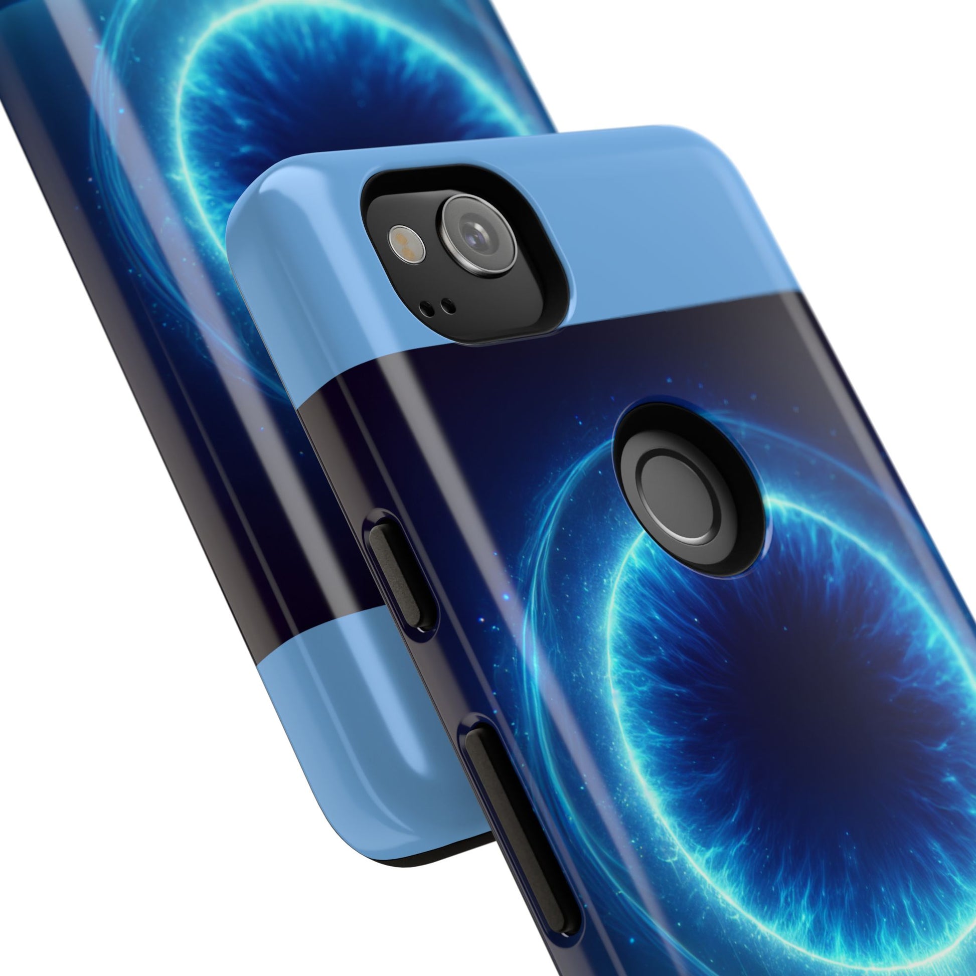 Blue Galaxy Phone Case, Tough Phone Cover, Cosmic Protection Case, Space Design, Gift for Space Lovers