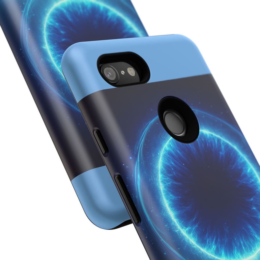 Blue Galaxy Phone Case, Tough Phone Cover, Cosmic Protection Case, Space Design, Gift for Space Lovers