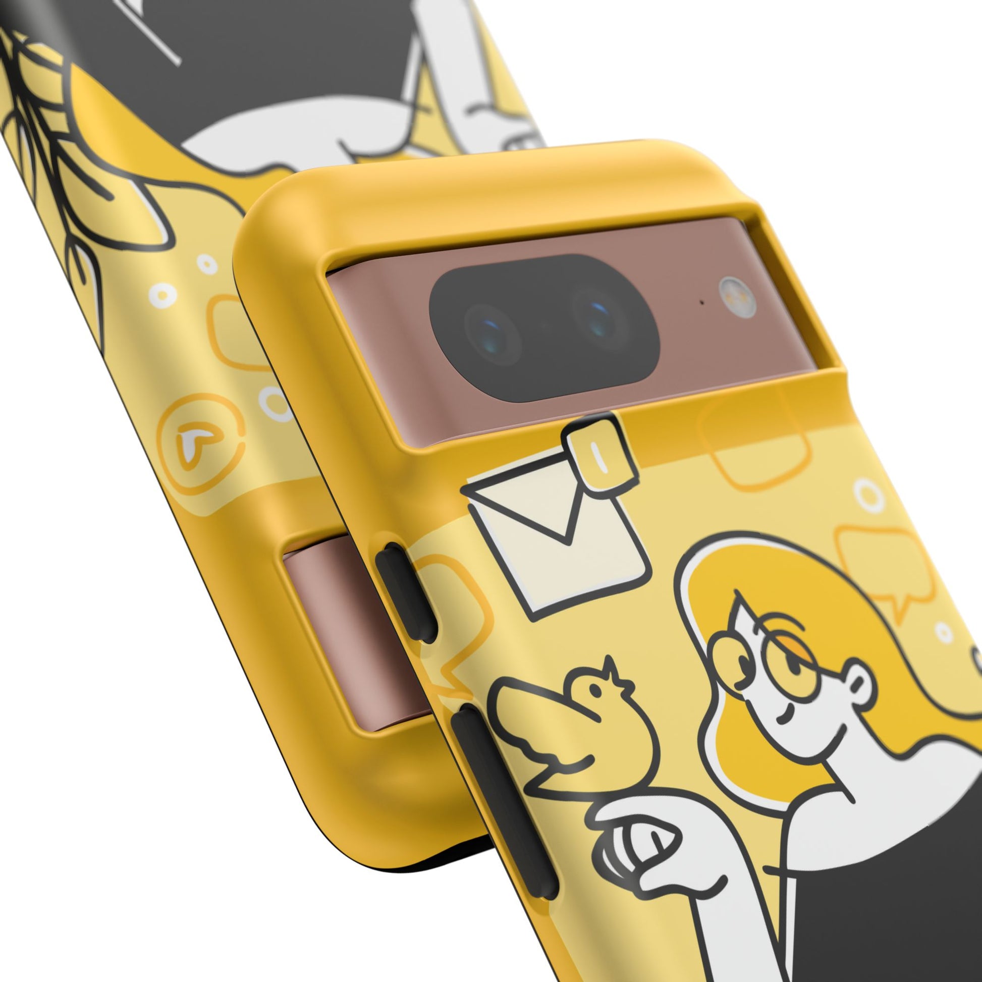 Chic Phone Case with Playful Design, Smartphone Cover, Unique Gift, Trendy Accessory, Eco-Friendly Case
