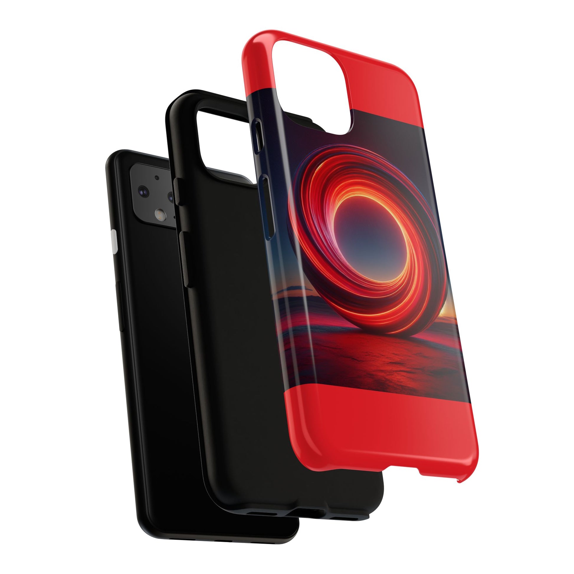 Vibrant Phone Case with Abstract Design, Tough Cases for Tech Lovers, Sleek Protection, Gift for Friends, Customizable Mobile Accessory