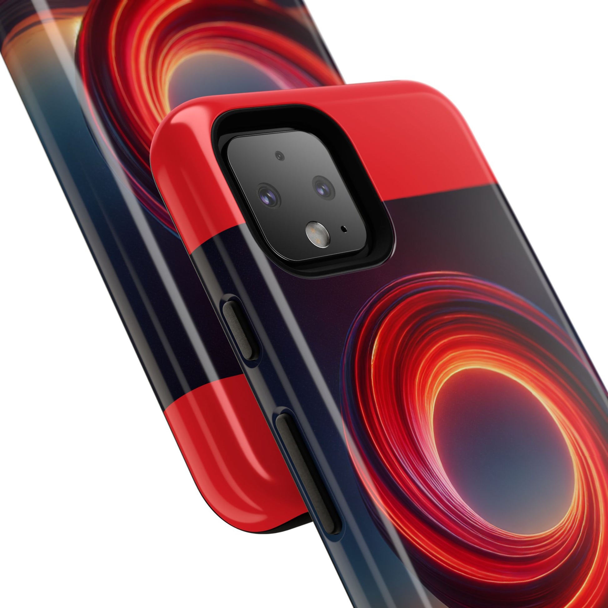 Vibrant Phone Case with Abstract Design, Tough Cases for Tech Lovers, Sleek Protection, Gift for Friends, Customizable Mobile Accessory