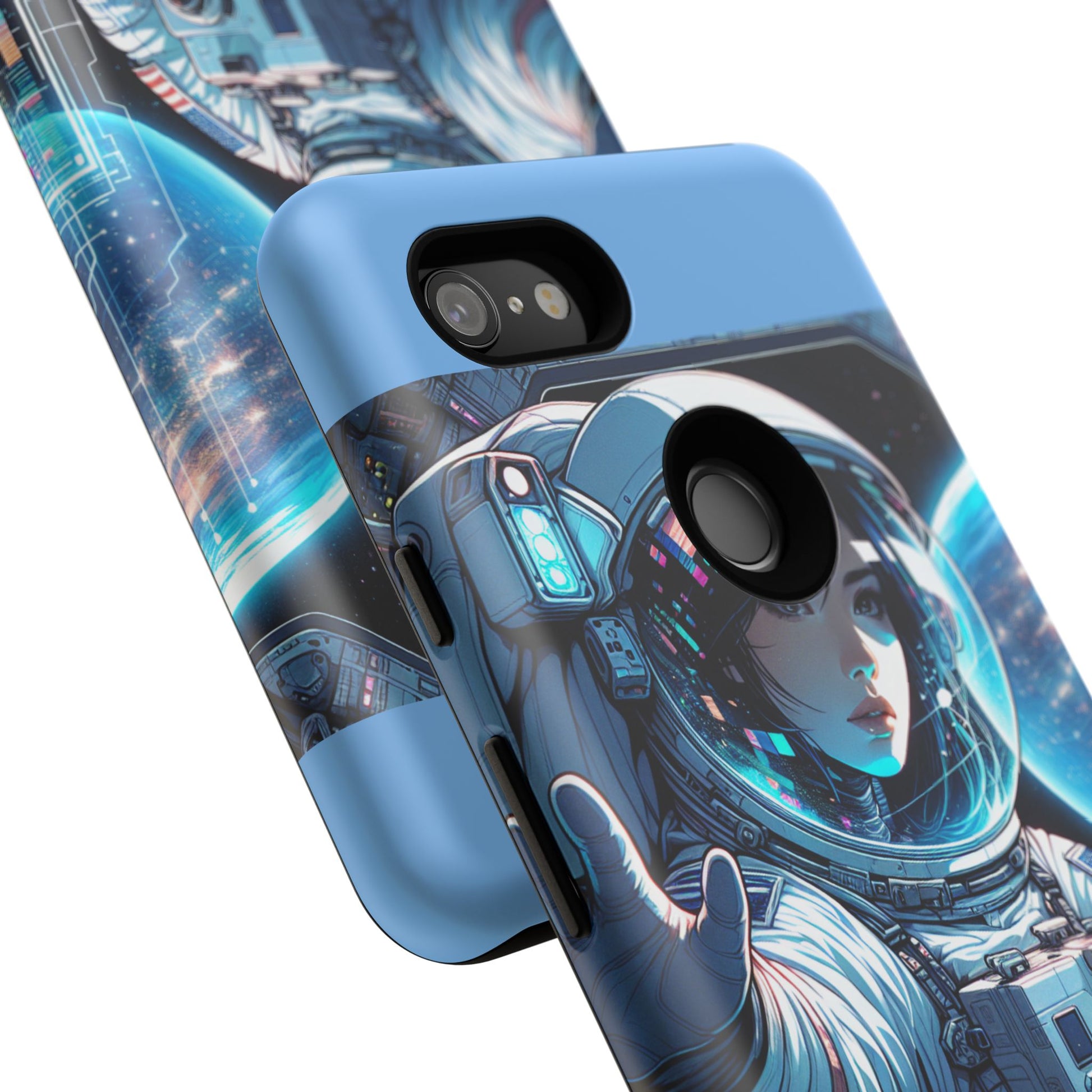 Astronaut Phone Case, Space-Themed Tough Case, Unique Gift for Science Lovers, Trendy Protection for Smartphones, Cool Tech Accessories
