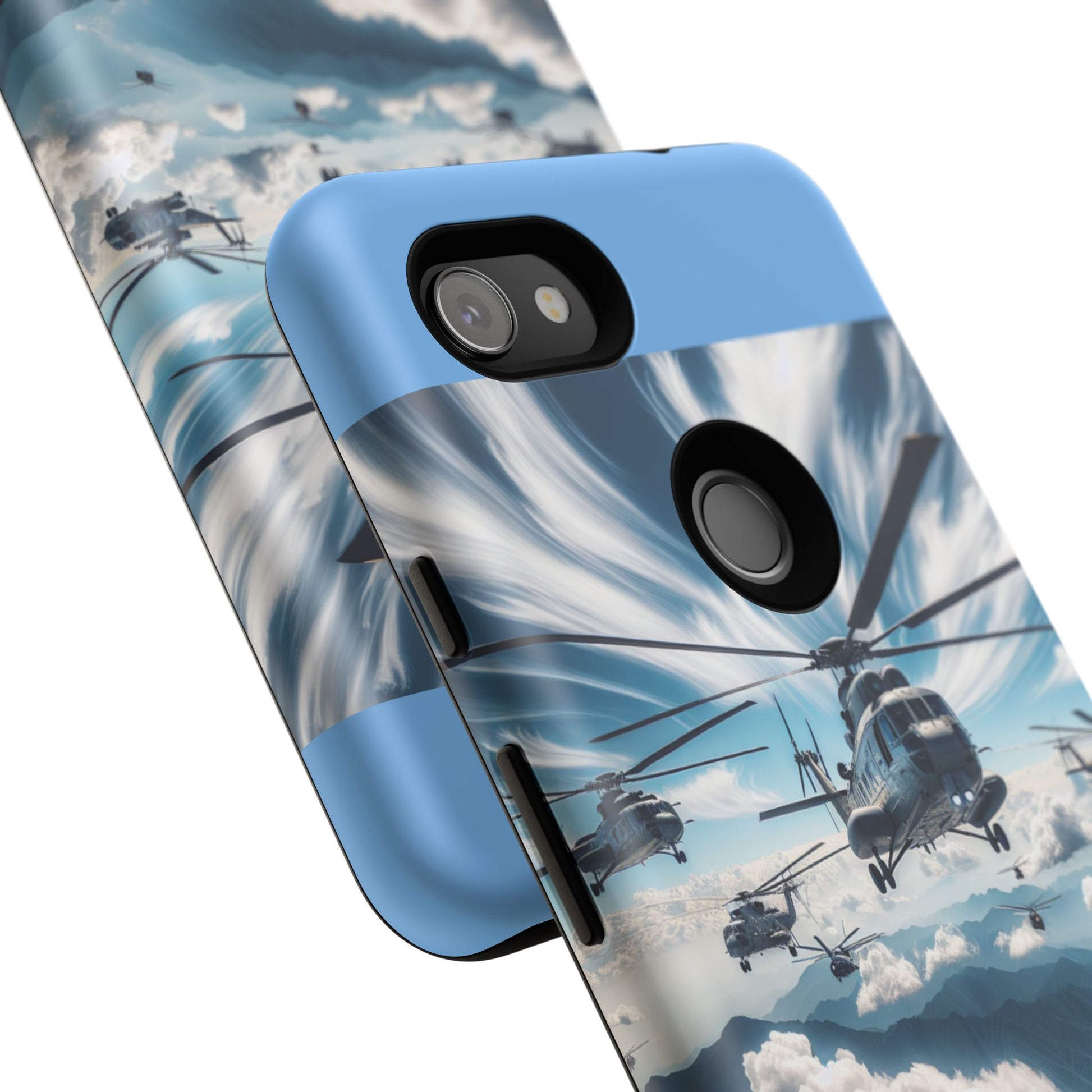 Tough Cases - Helicopter Design Phone Case, Military Style Cover, Unique Gift for Aviation Lovers, Durable Phone Protector, Hobbyist [...]