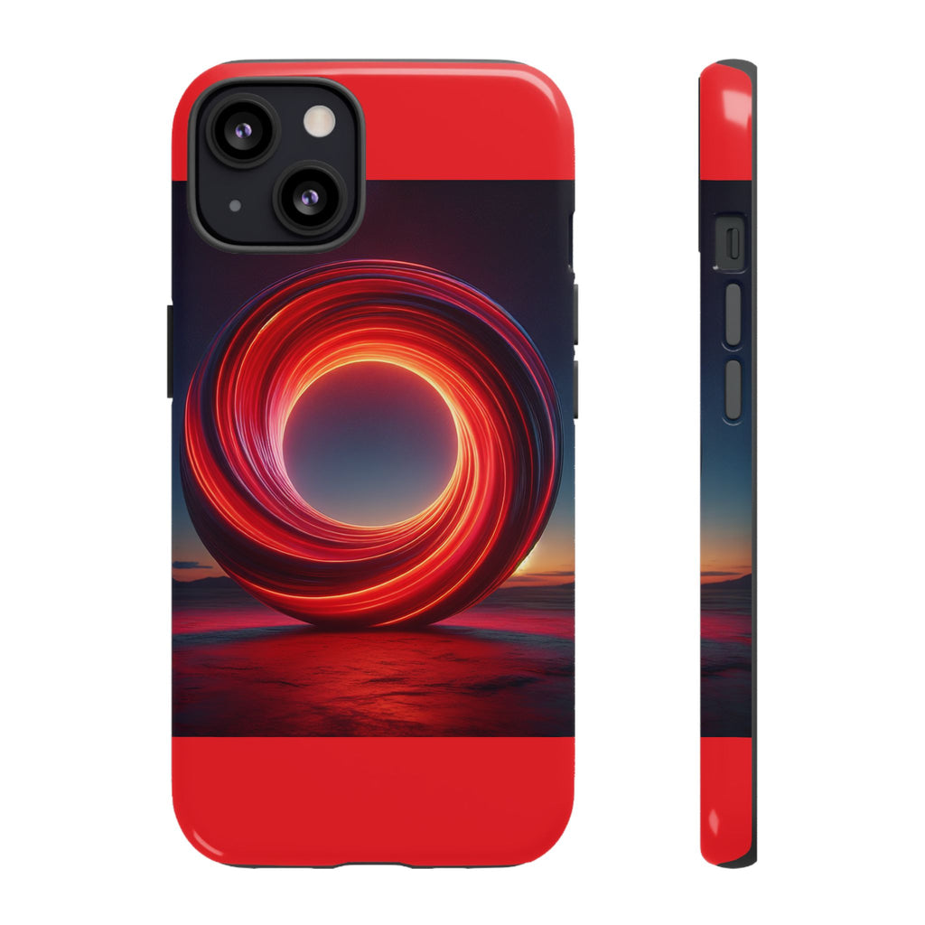 Vibrant Phone Case with Abstract Design, Tough Cases for Tech Lovers, Sleek Protection, Gift for Friends, Customizable Mobile Accessory