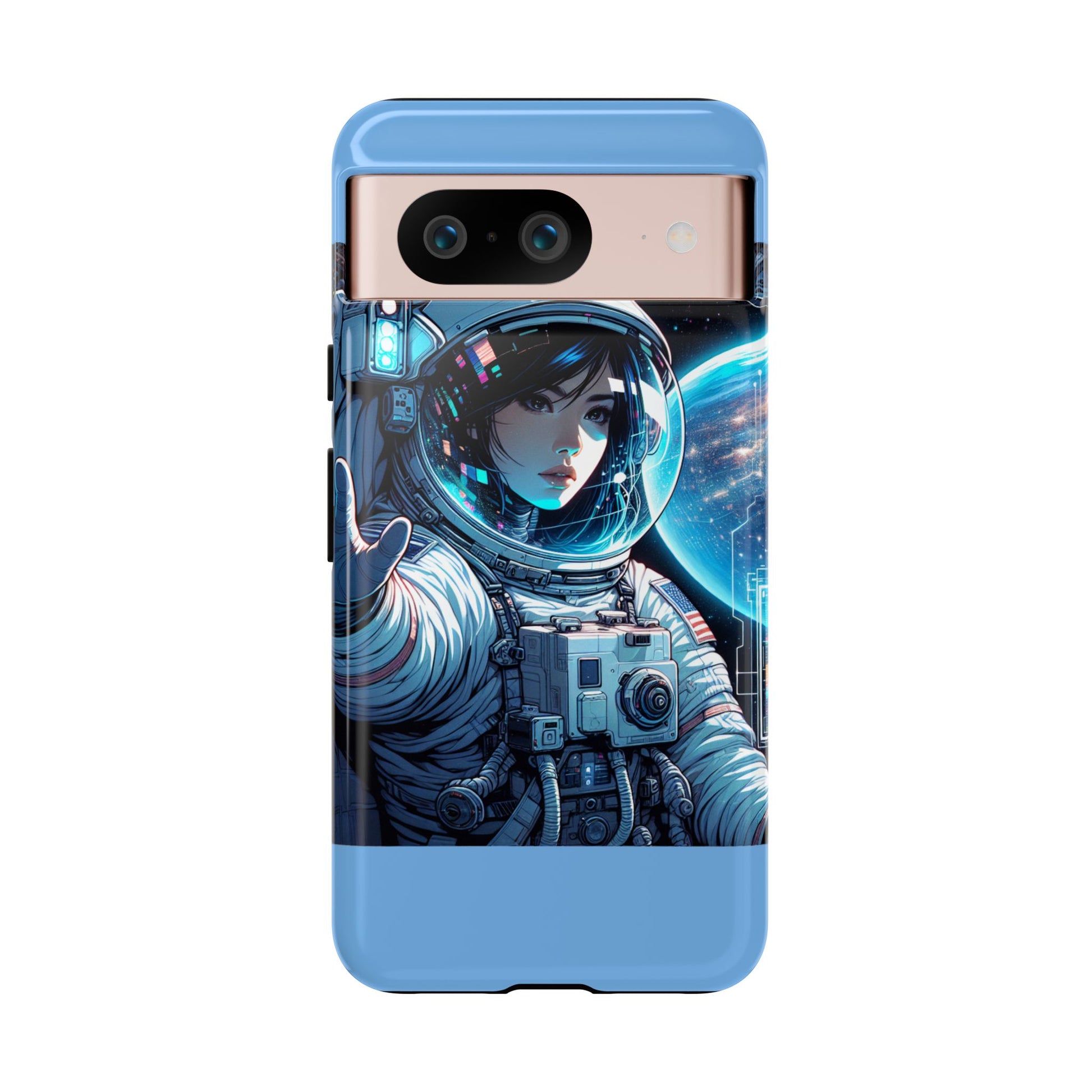 Astronaut Phone Case, Space-Themed Tough Case, Unique Gift for Science Lovers, Trendy Protection for Smartphones, Cool Tech Accessories
