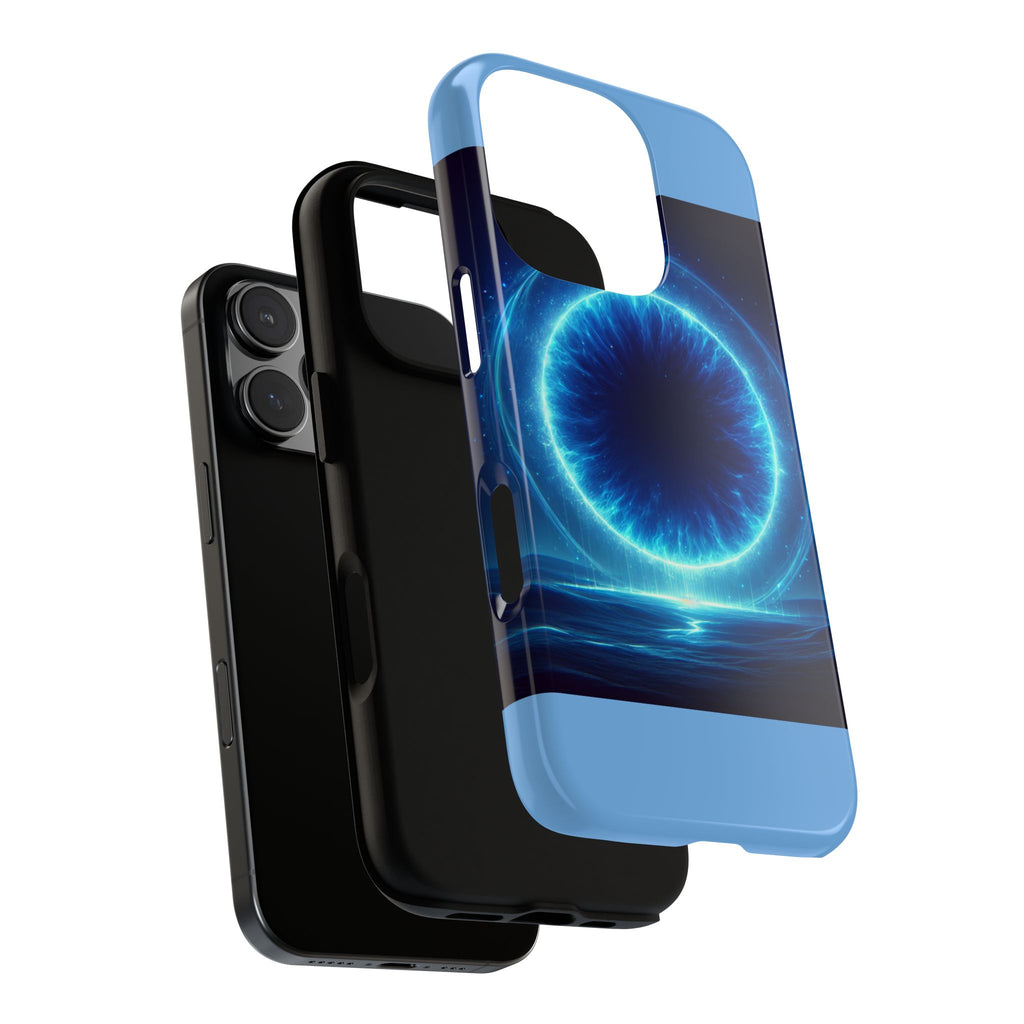 Blue Galaxy Phone Case, Tough Phone Cover, Cosmic Protection Case, Space Design, Gift for Space Lovers