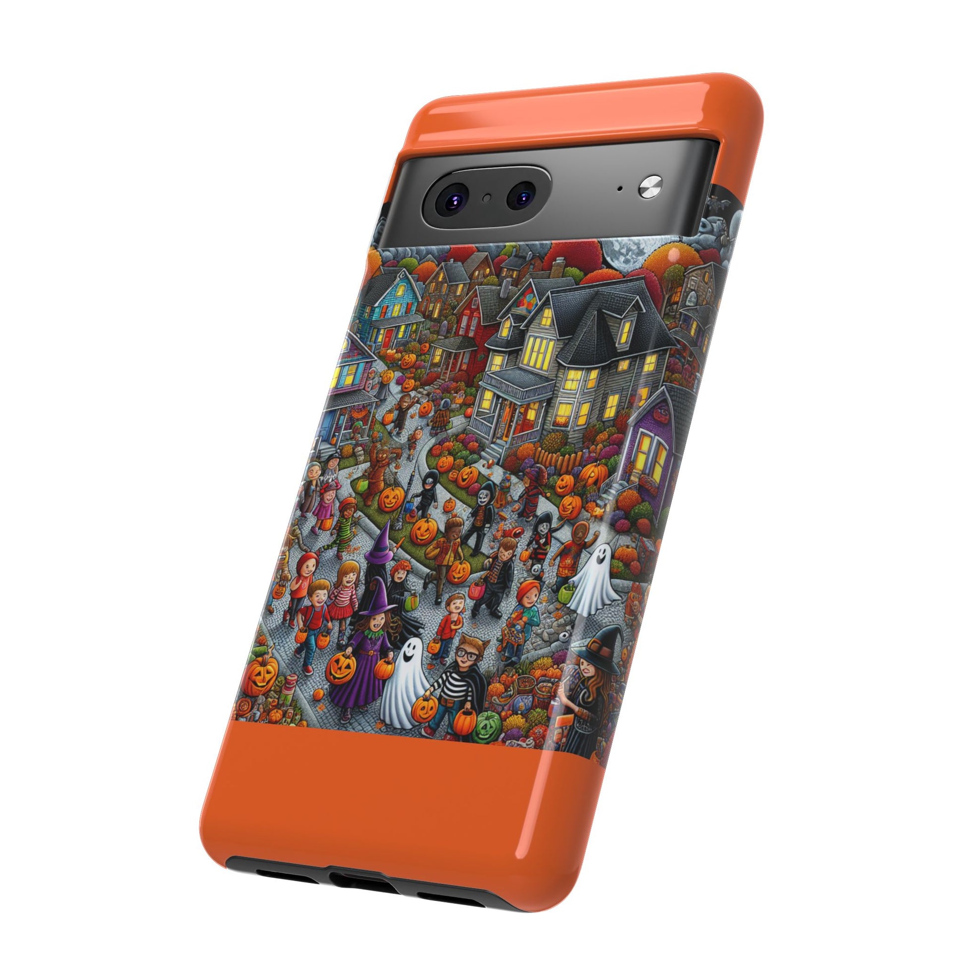 Halloween Phone Case, Tough Cases for Spooky Season, Fall Decor, Trick or Treat, Pumpkin Lovers, Ghost Design