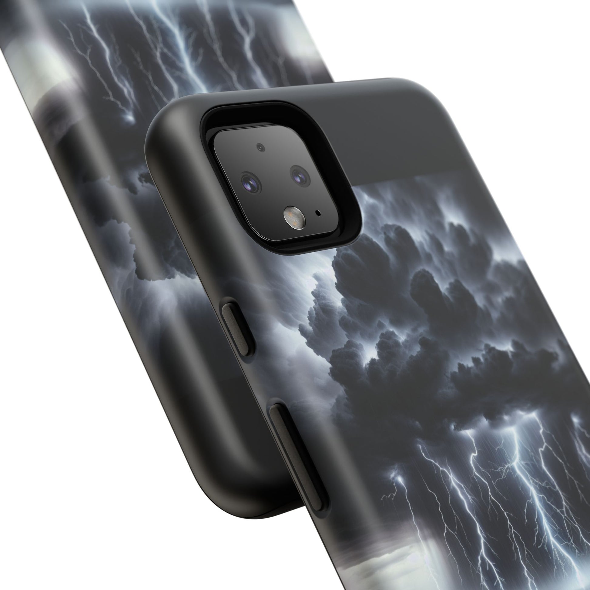 Tough Cases for the Bold: Stormy Thunder Phone Case, Lightning Protection, Durable Cover for Adventurers, Unique Gift for Nature [...]